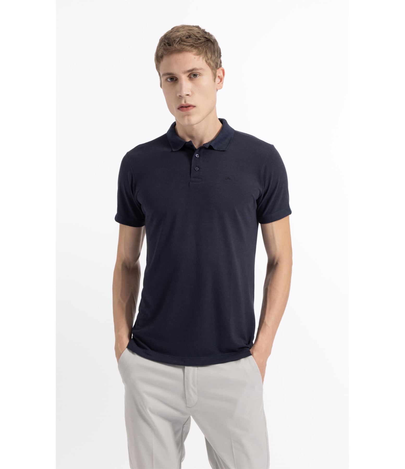 Polo Mc Piquet Visco Slim Fit Dark Navy