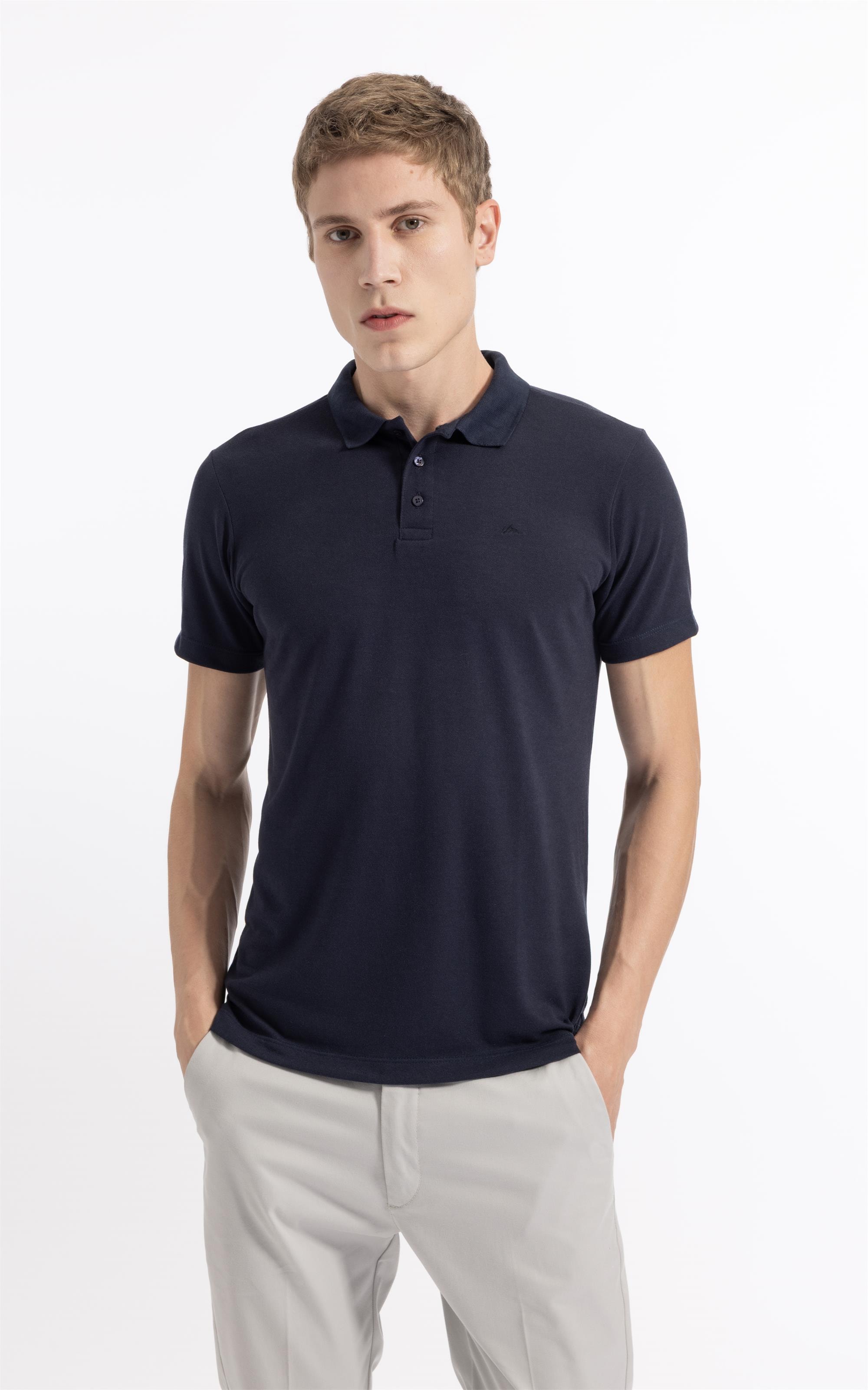 Polo Mc Piquet Visco Slim Fit Dark Navy