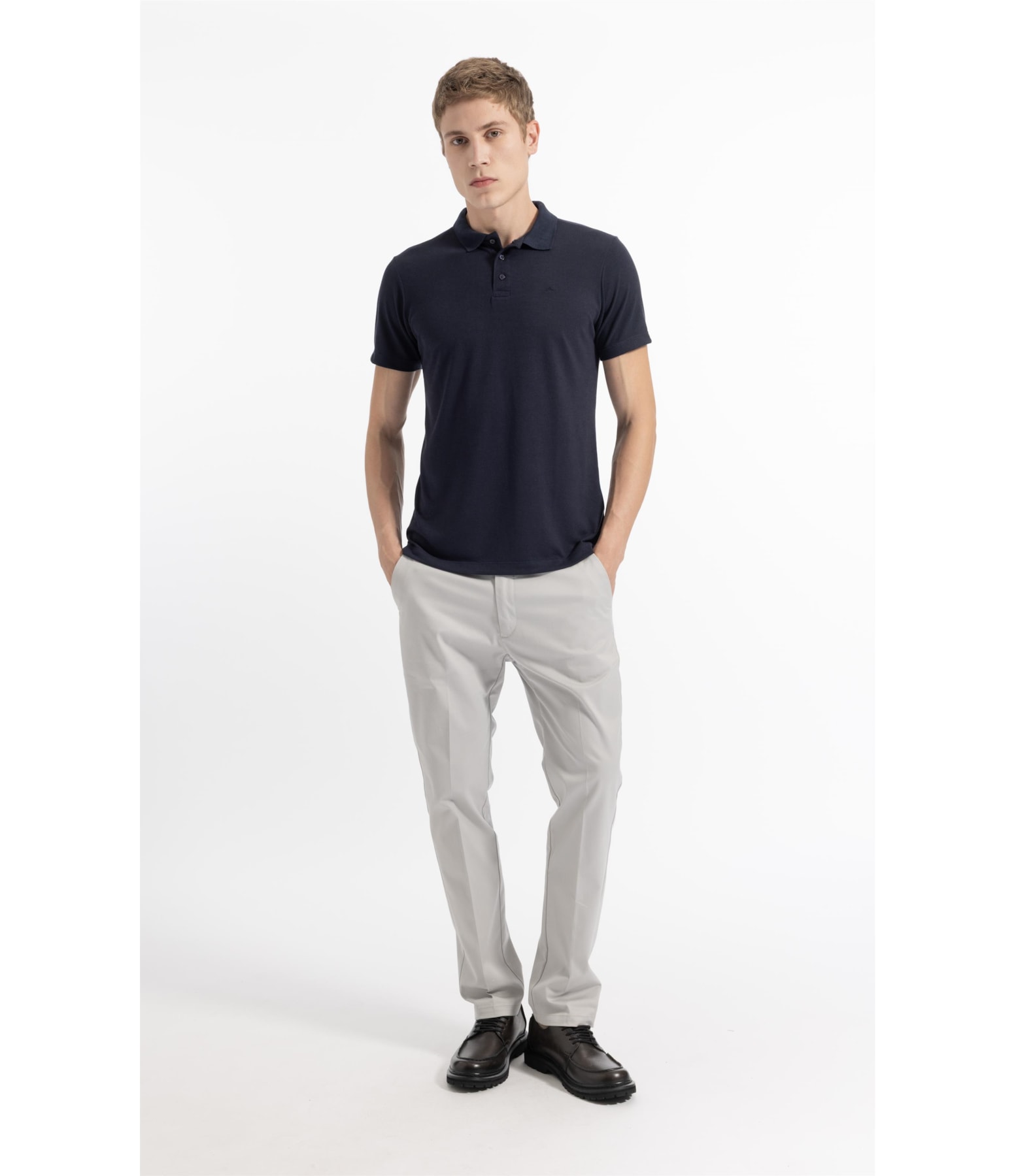 Polo Mc Piquet Visco Slim Fit Dark Navy