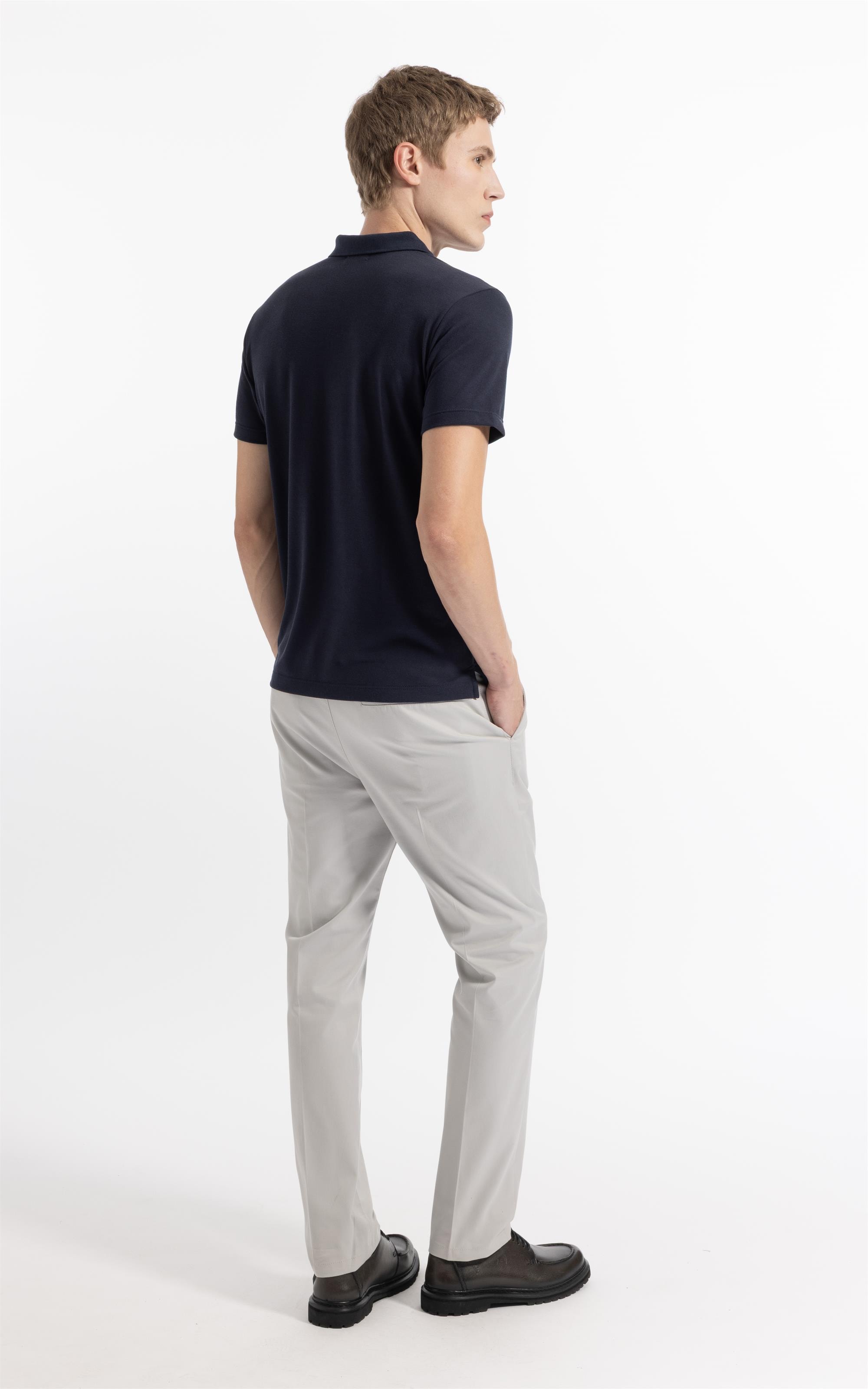 Polo Mc Piquet Visco Slim Fit Dark Navy