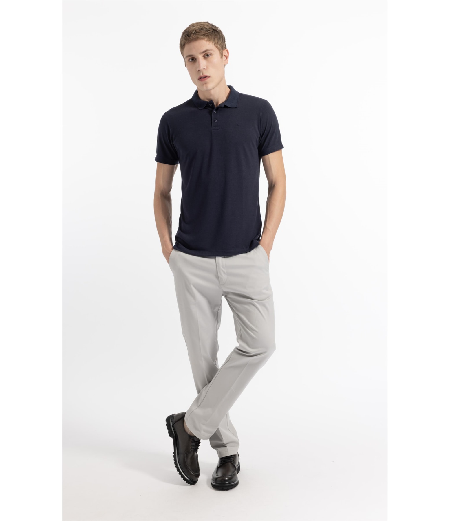 Polo Mc Piquet Visco Slim Fit Dark Navy