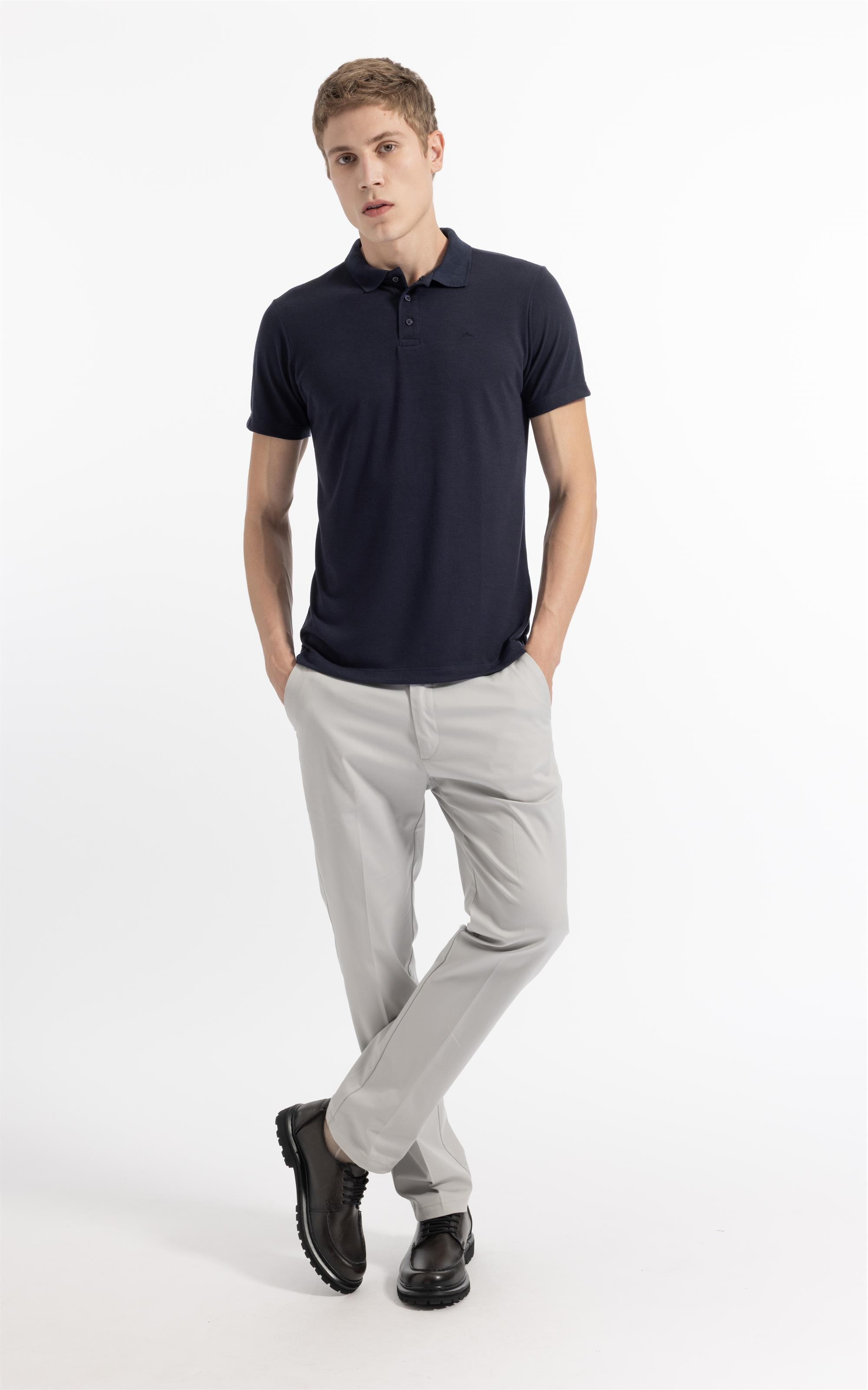 Polo Mc Piquet Visco Slim Fit Dark Navy