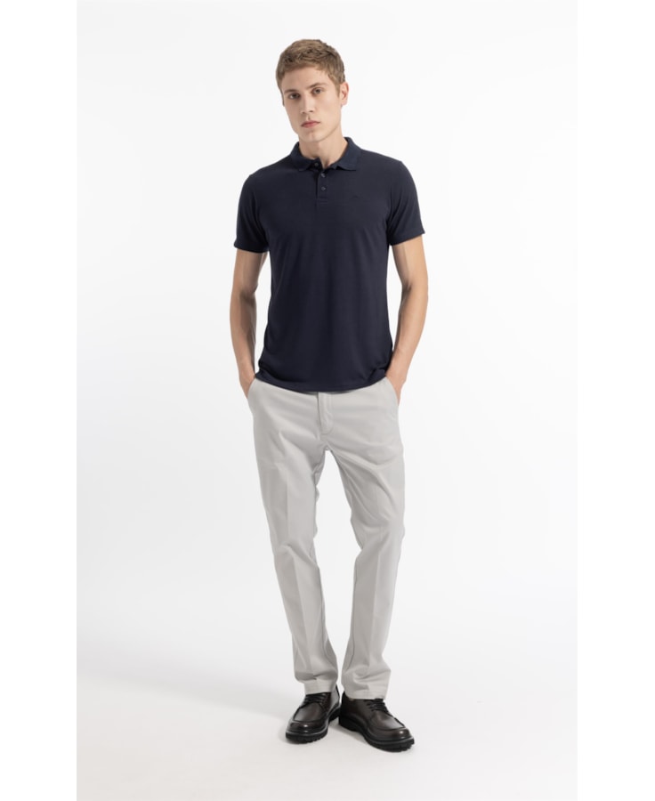 Polo Mc Piquet Visco Slim Fit Dark Navy