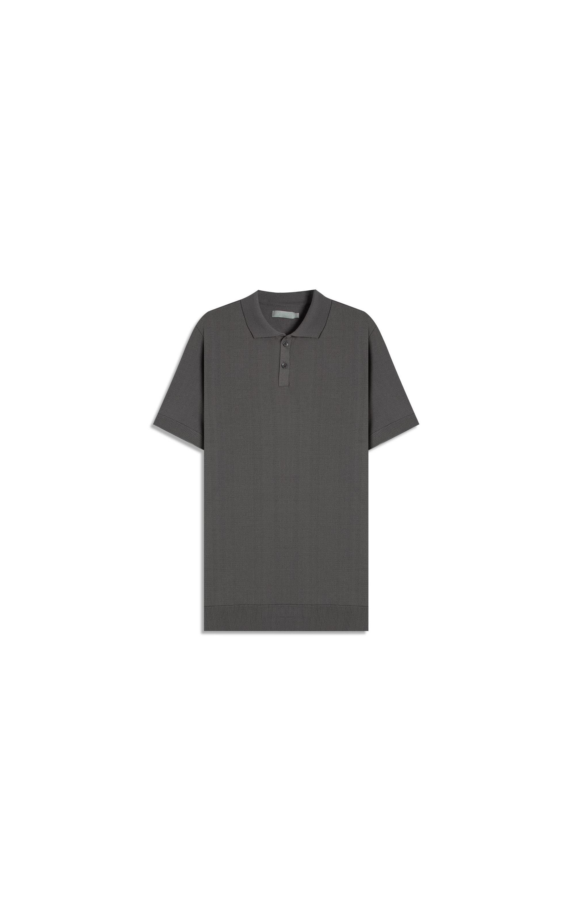 Polo Mc Tricot Basic 1/2 Malha Grafite