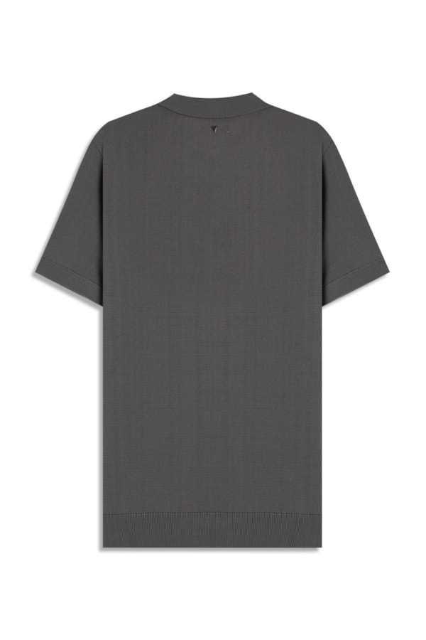 Polo Mc Tricot Basic 1/2 Malha Grafite