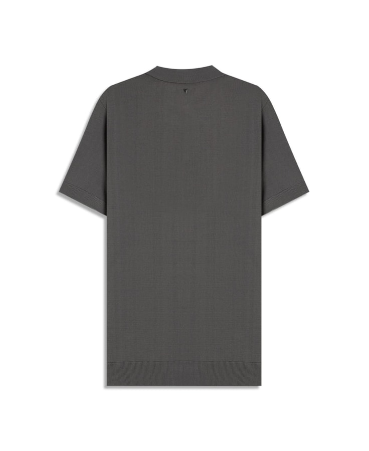Polo Mc Tricot Basic 1/2 Malha Grafite