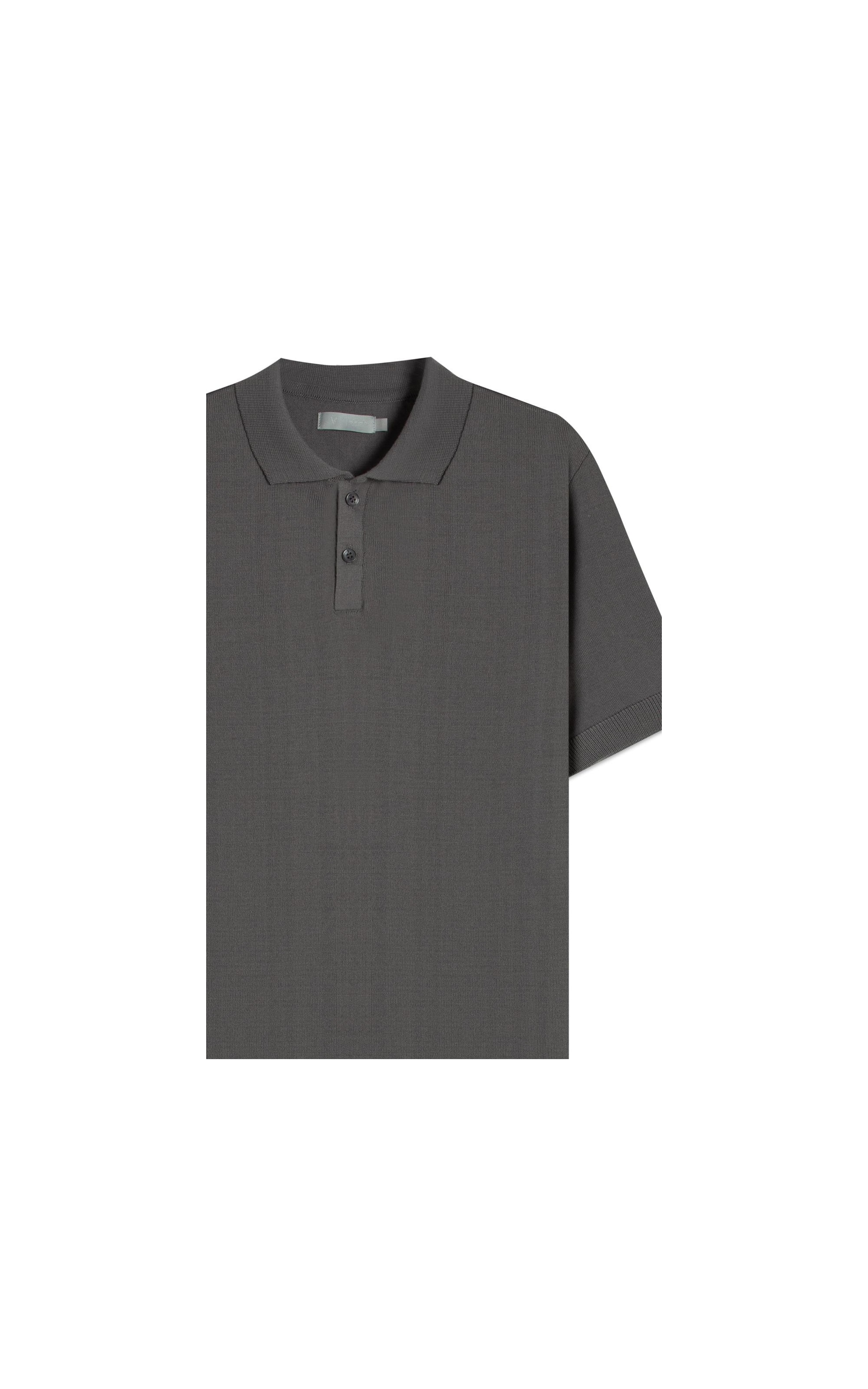 Polo Mc Tricot Basic 1/2 Malha Grafite