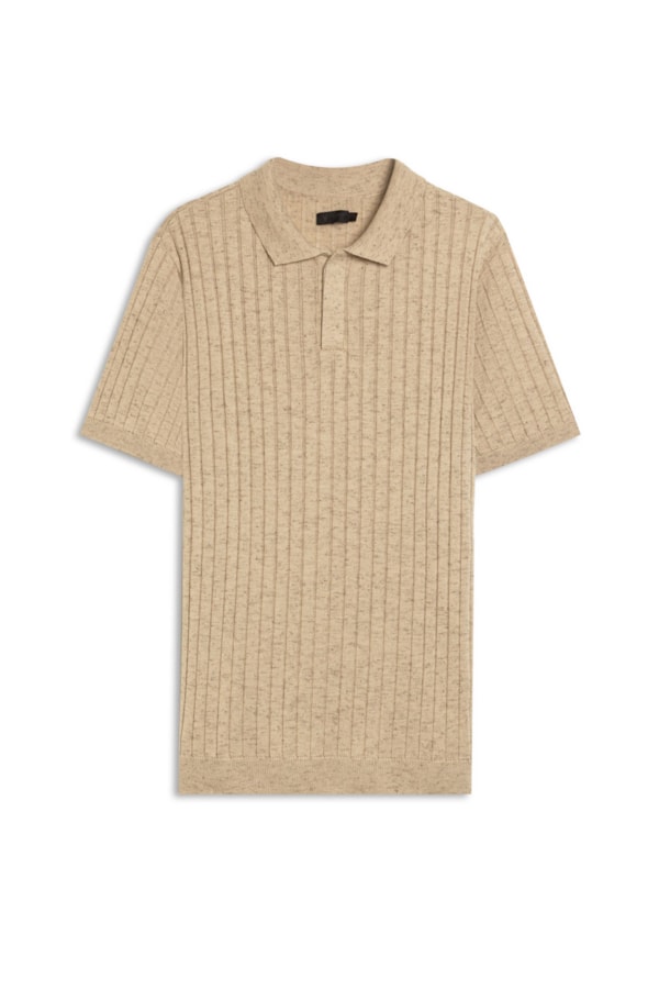 Polo Mc Tricot Canelado Vista Coberta  Castor                           