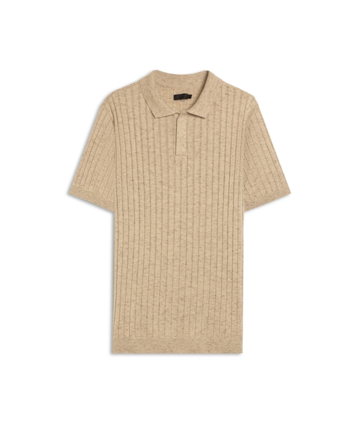 Polo Mc Tricot Canelado Vista Coberta  Castor                           