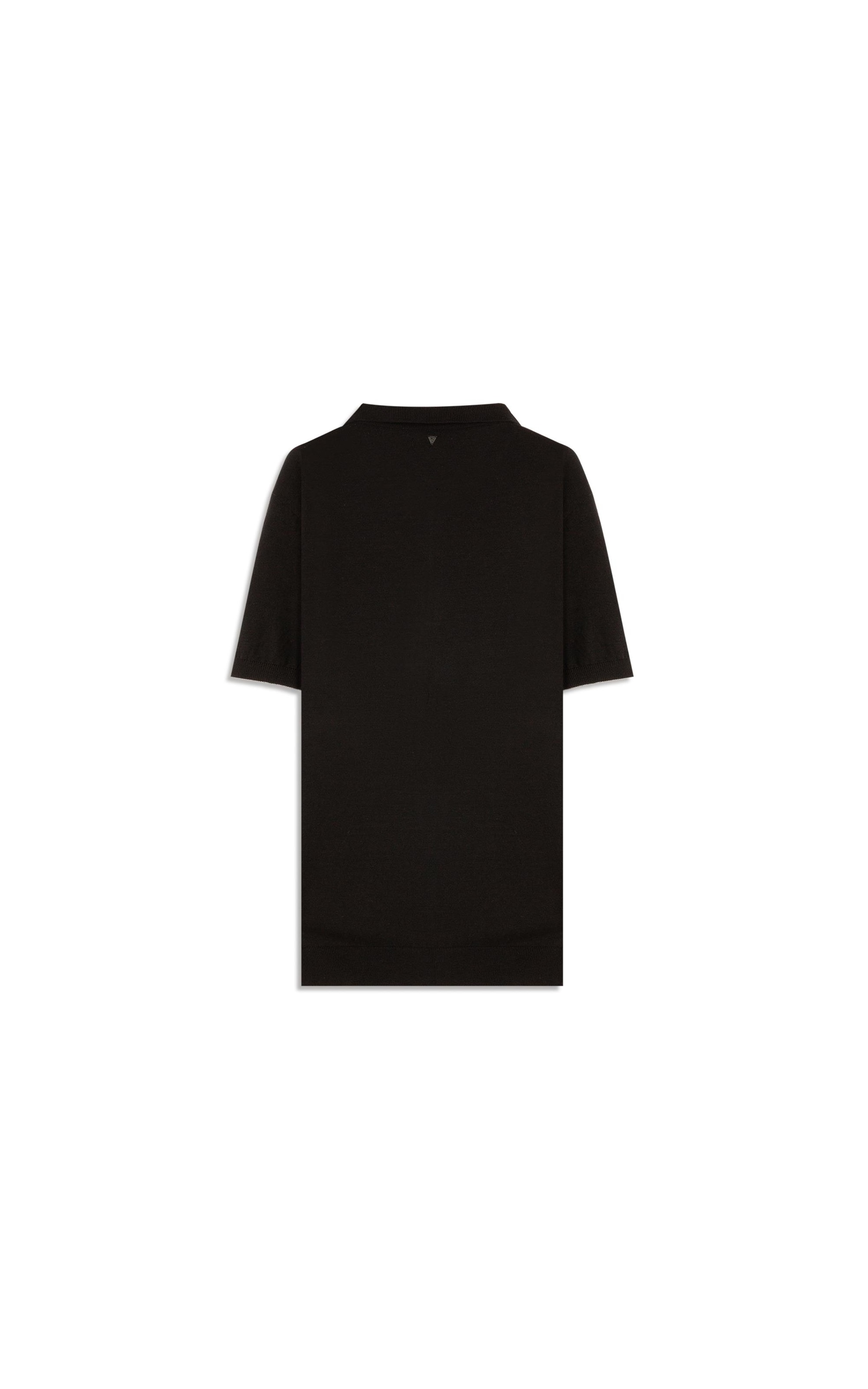 Polo Mc Tricot Modal Com Zíper Preto                                   