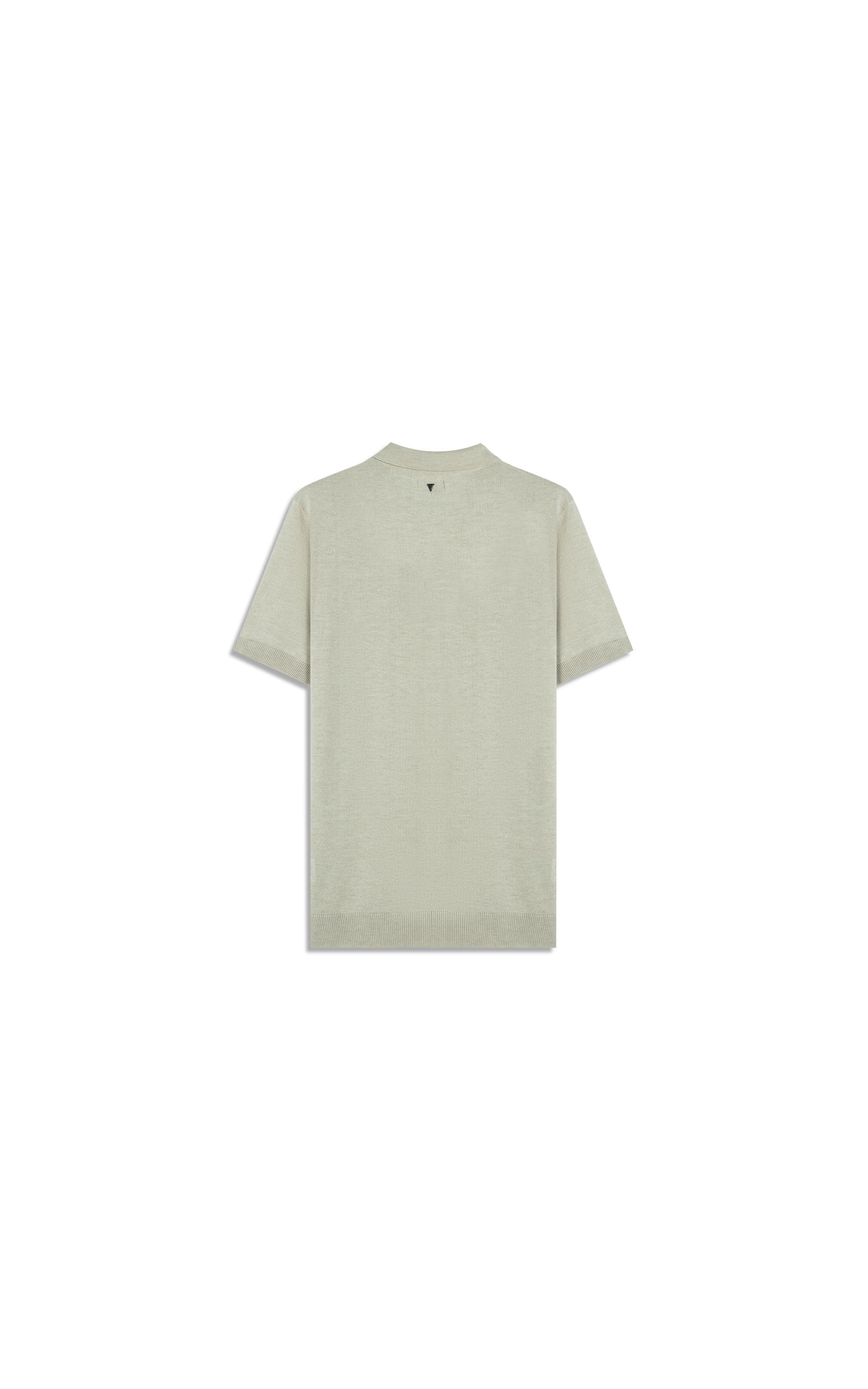 Polo Mc Tricot Vista Embutida Areia