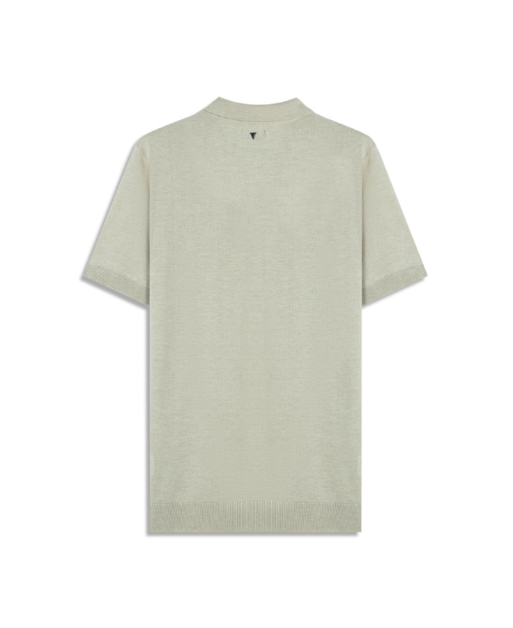 Polo Mc Tricot Vista Embutida Areia