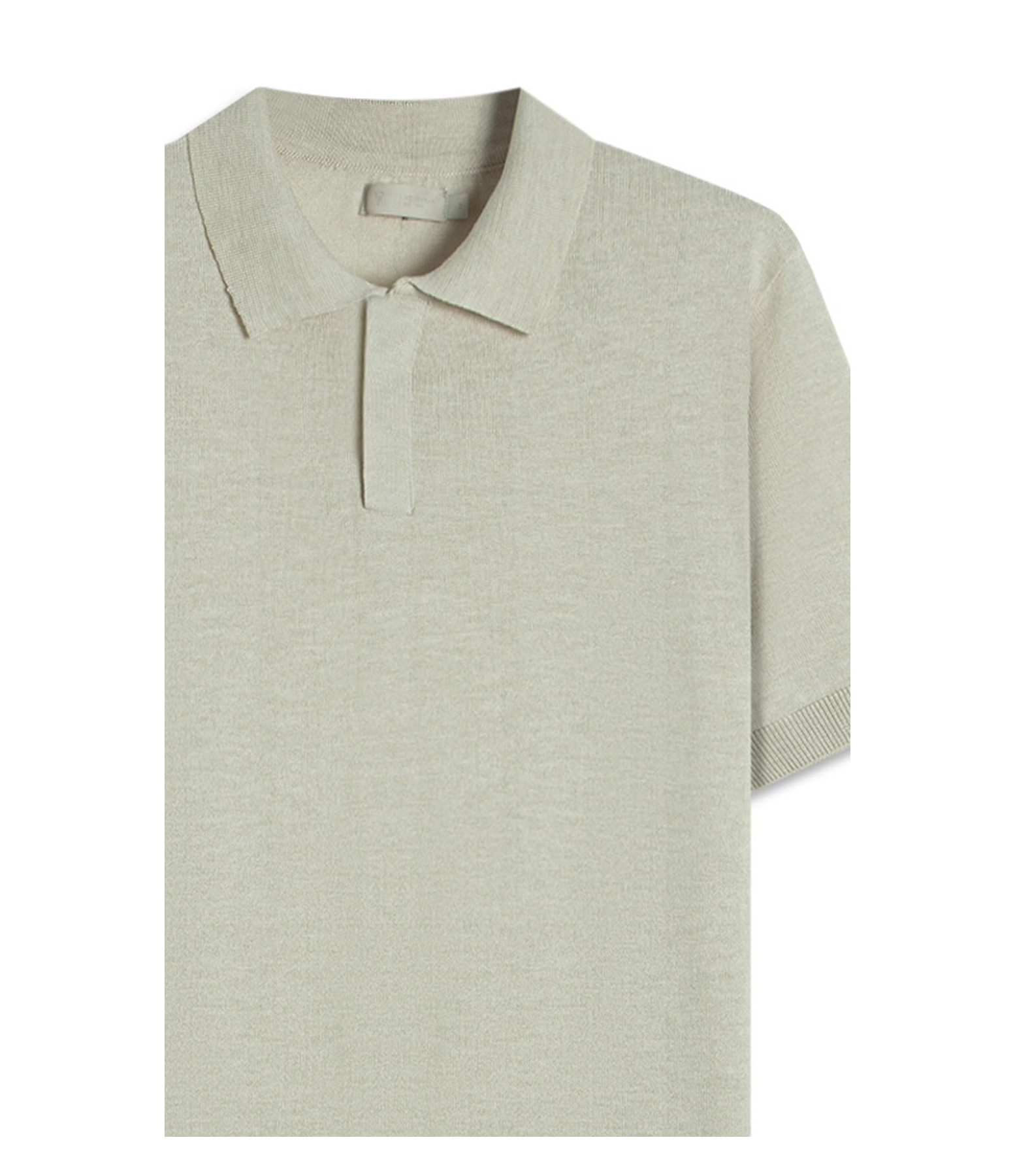 Polo Mc Tricot Vista Embutida Areia