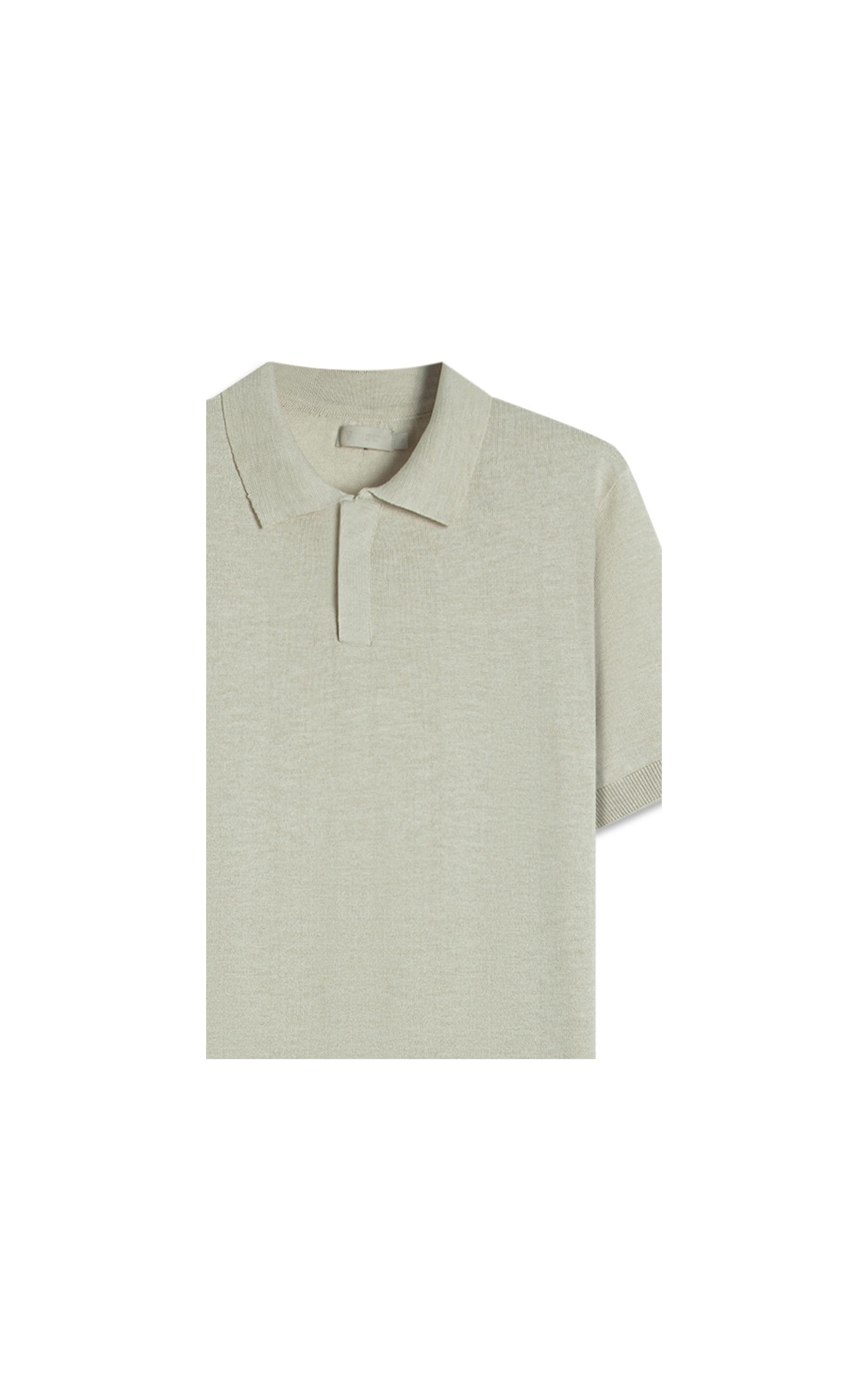 Polo Mc Tricot Vista Embutida Areia