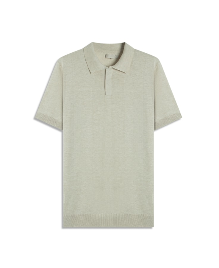Polo Mc Tricot Vista Embutida Areia