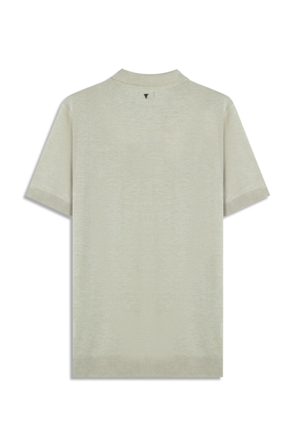 Polo Mc Tricot Vista Embutida Areia