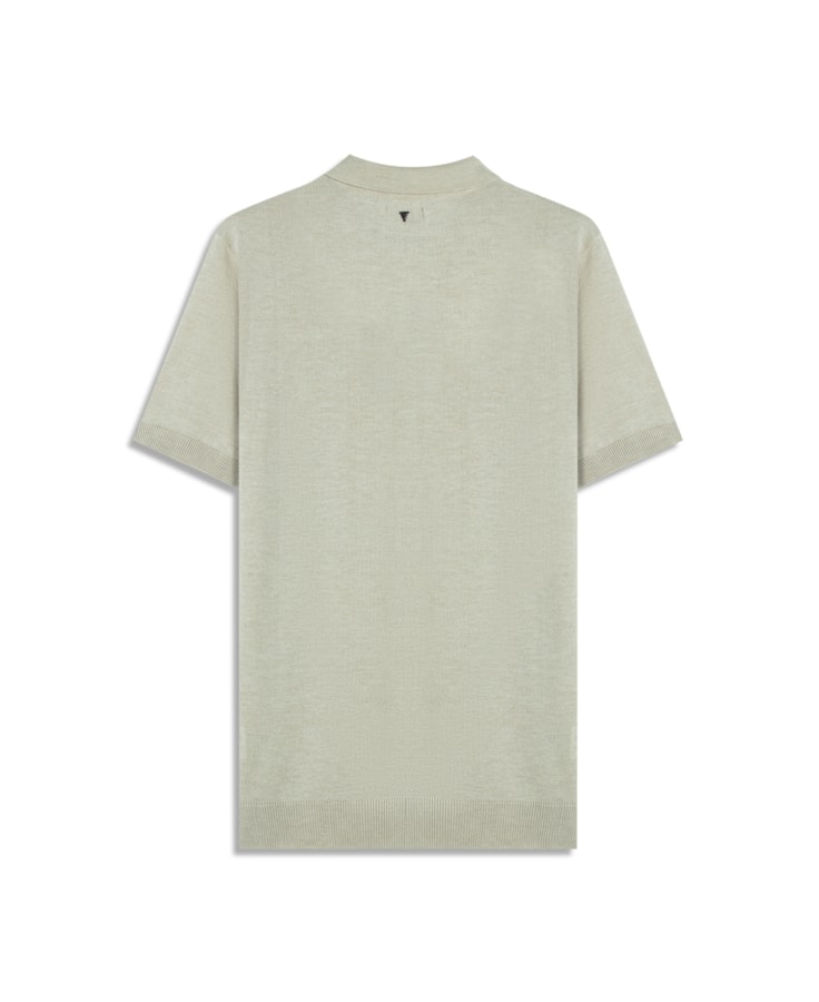 Polo Mc Tricot Vista Embutida Areia