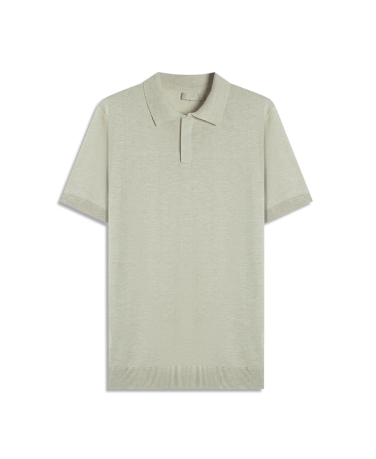 Polo Mc Tricot Vista Embutida Areia