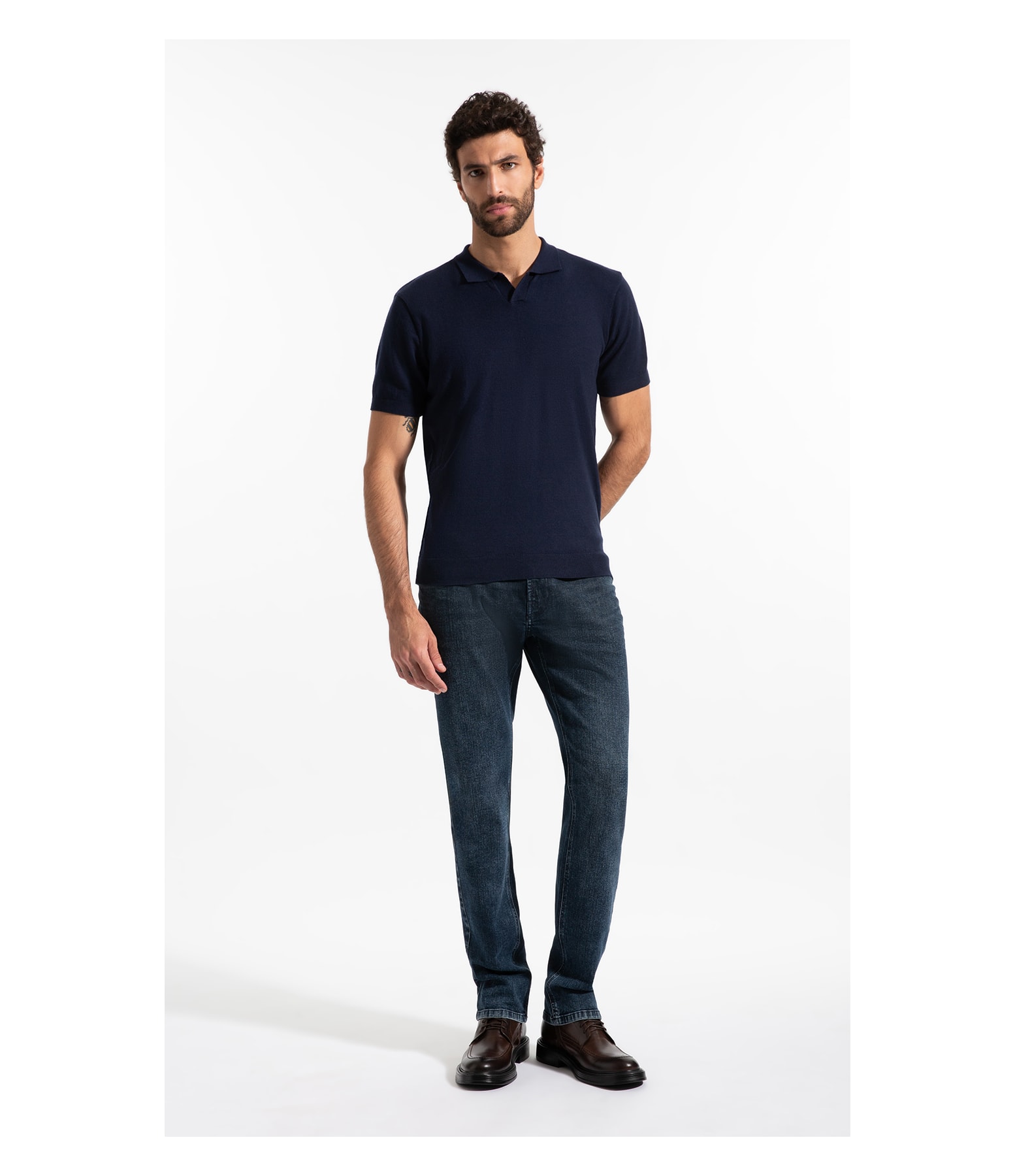 Polo Mc Tricot Vista Relax Cashmere Like Dark Navy