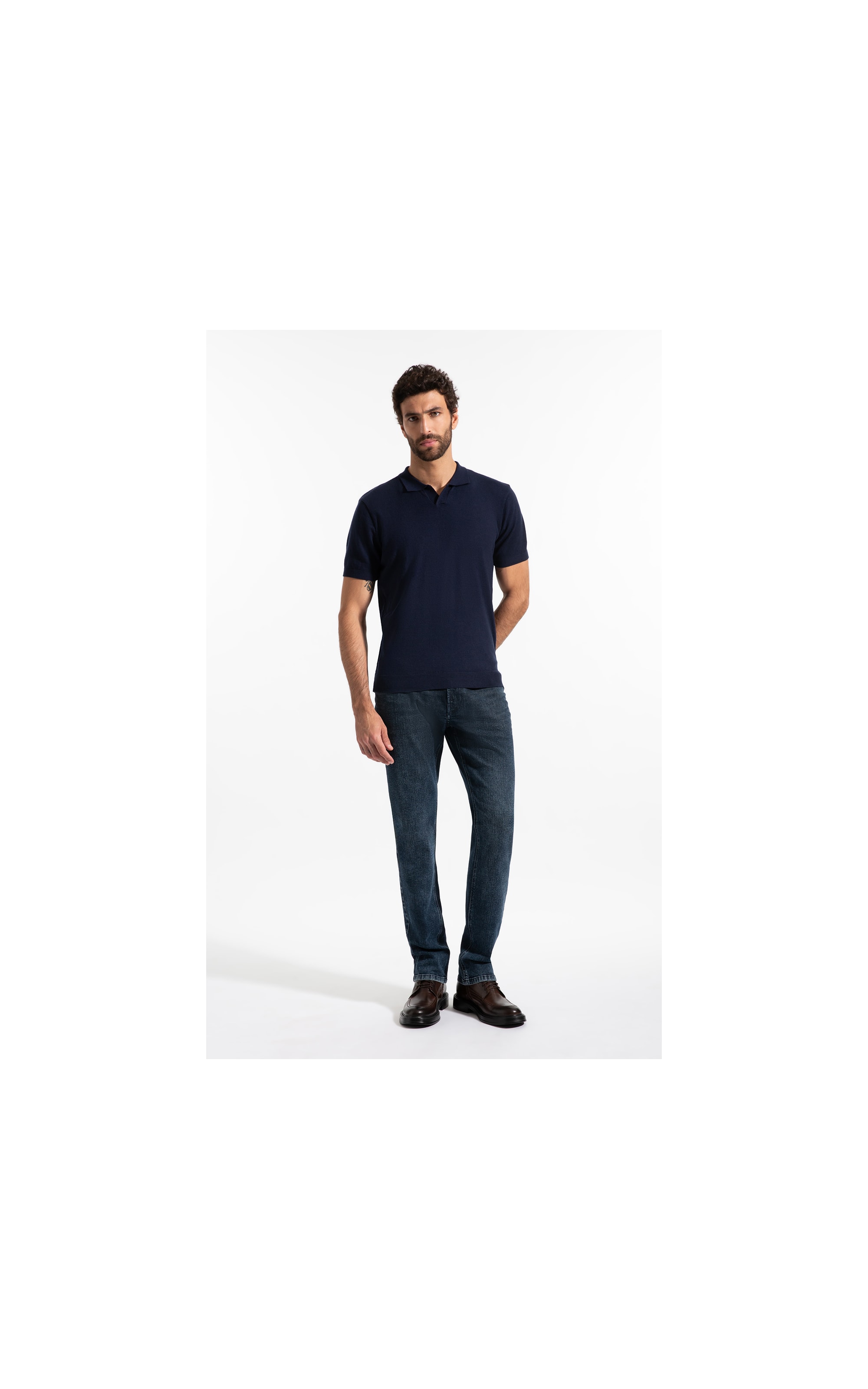 Polo Mc Tricot Vista Relax Cashmere Like Dark Navy