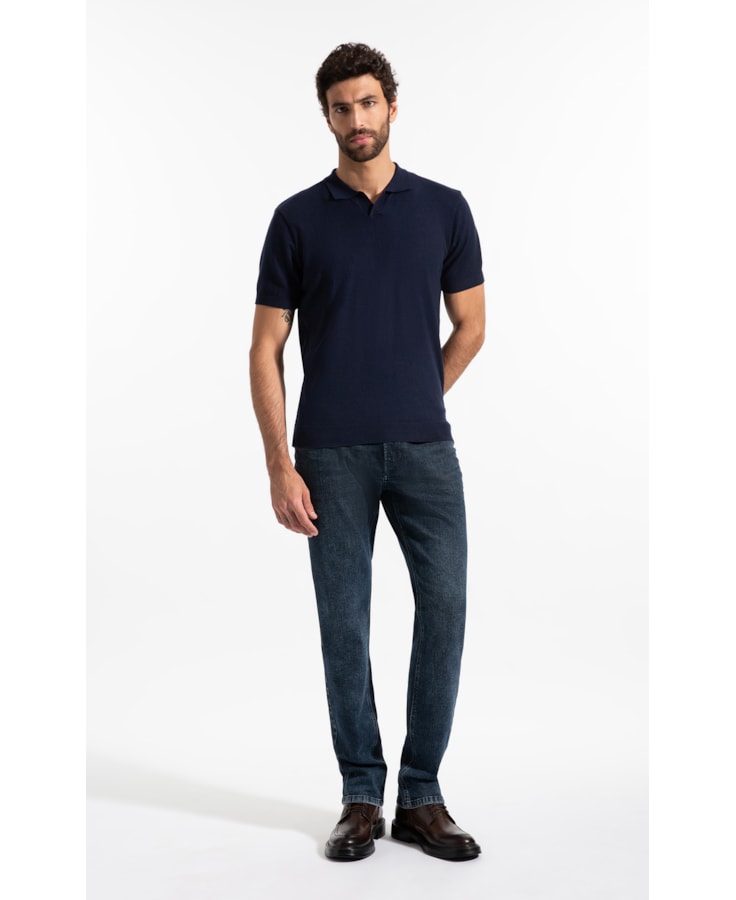Polo Mc Tricot Vista Relax Cashmere Like Dark Navy