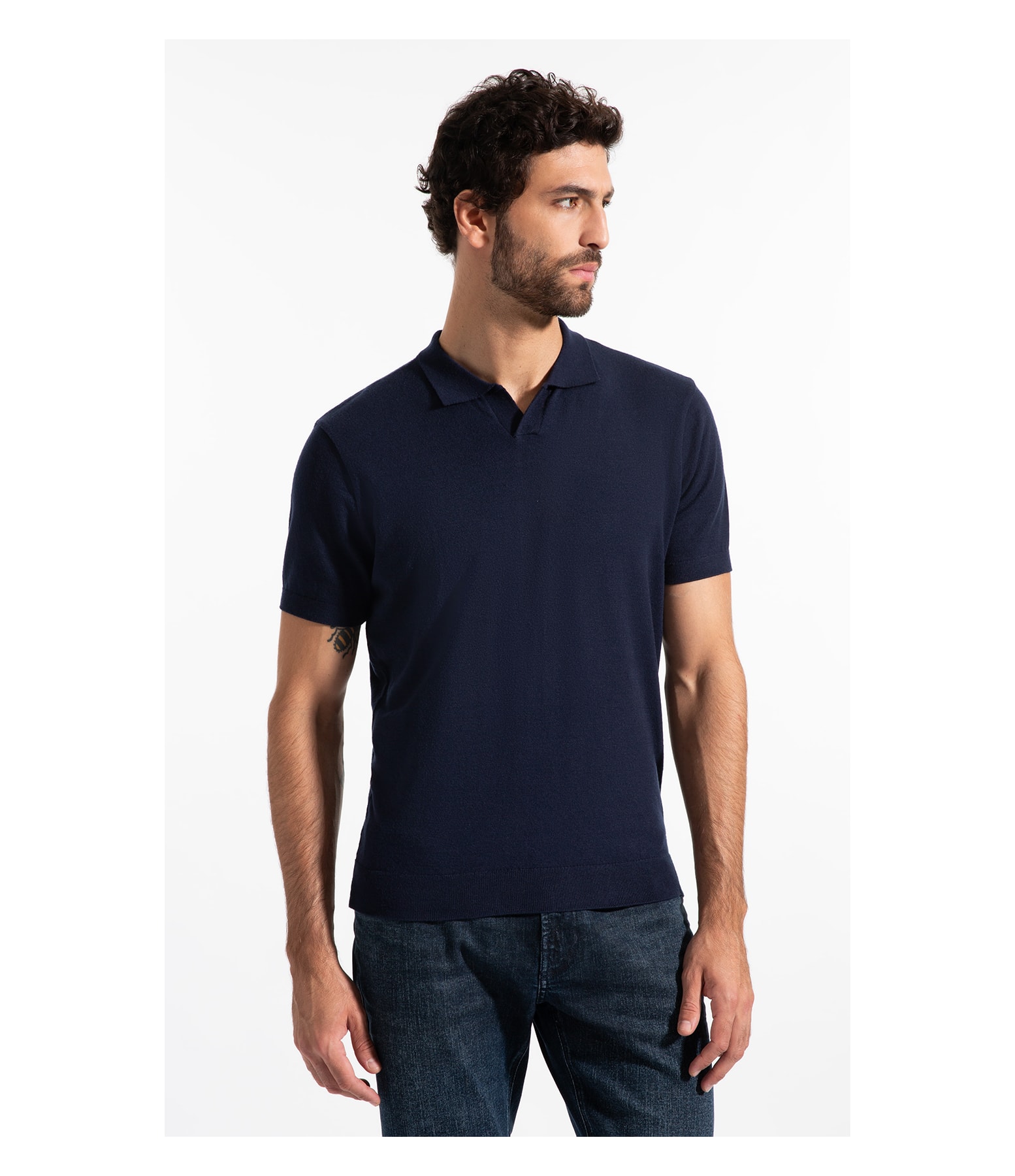 Polo Mc Tricot Vista Relax Cashmere Like Dark Navy