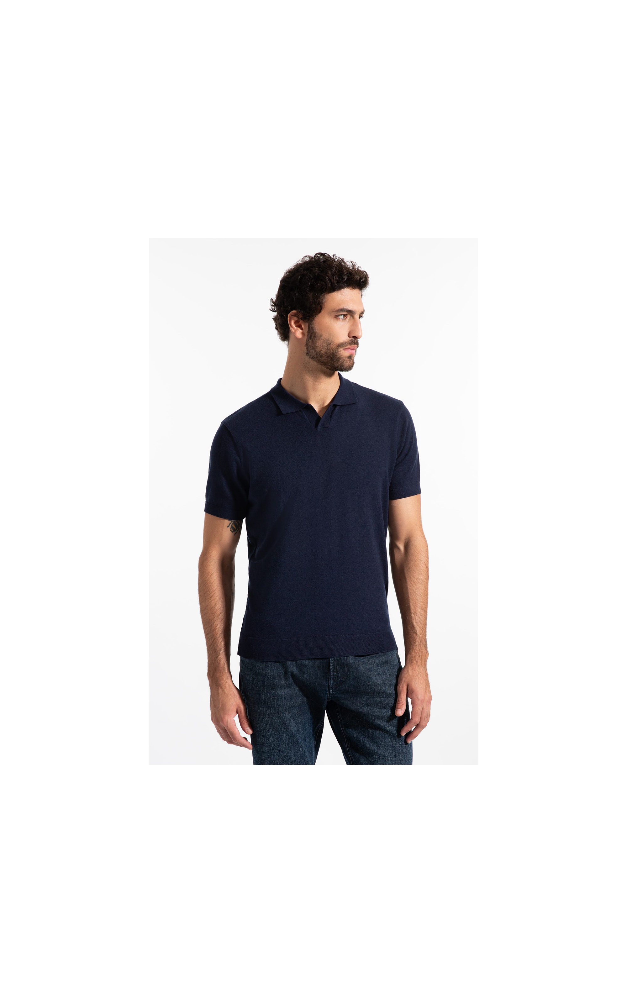 Polo Mc Tricot Vista Relax Cashmere Like Dark Navy