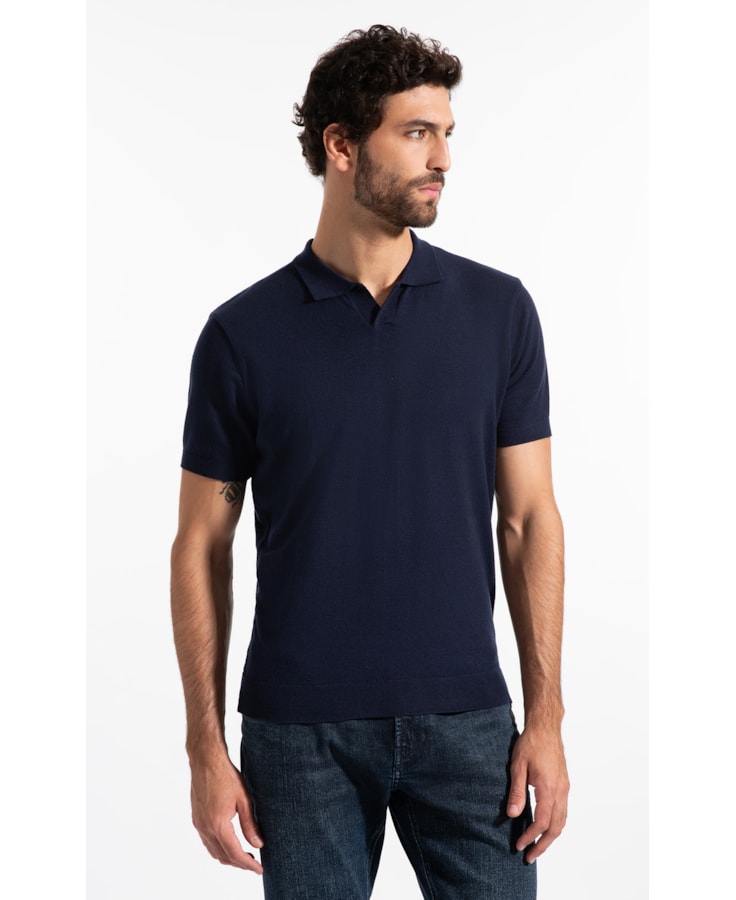 Polo Mc Tricot Vista Relax Cashmere Like Dark Navy