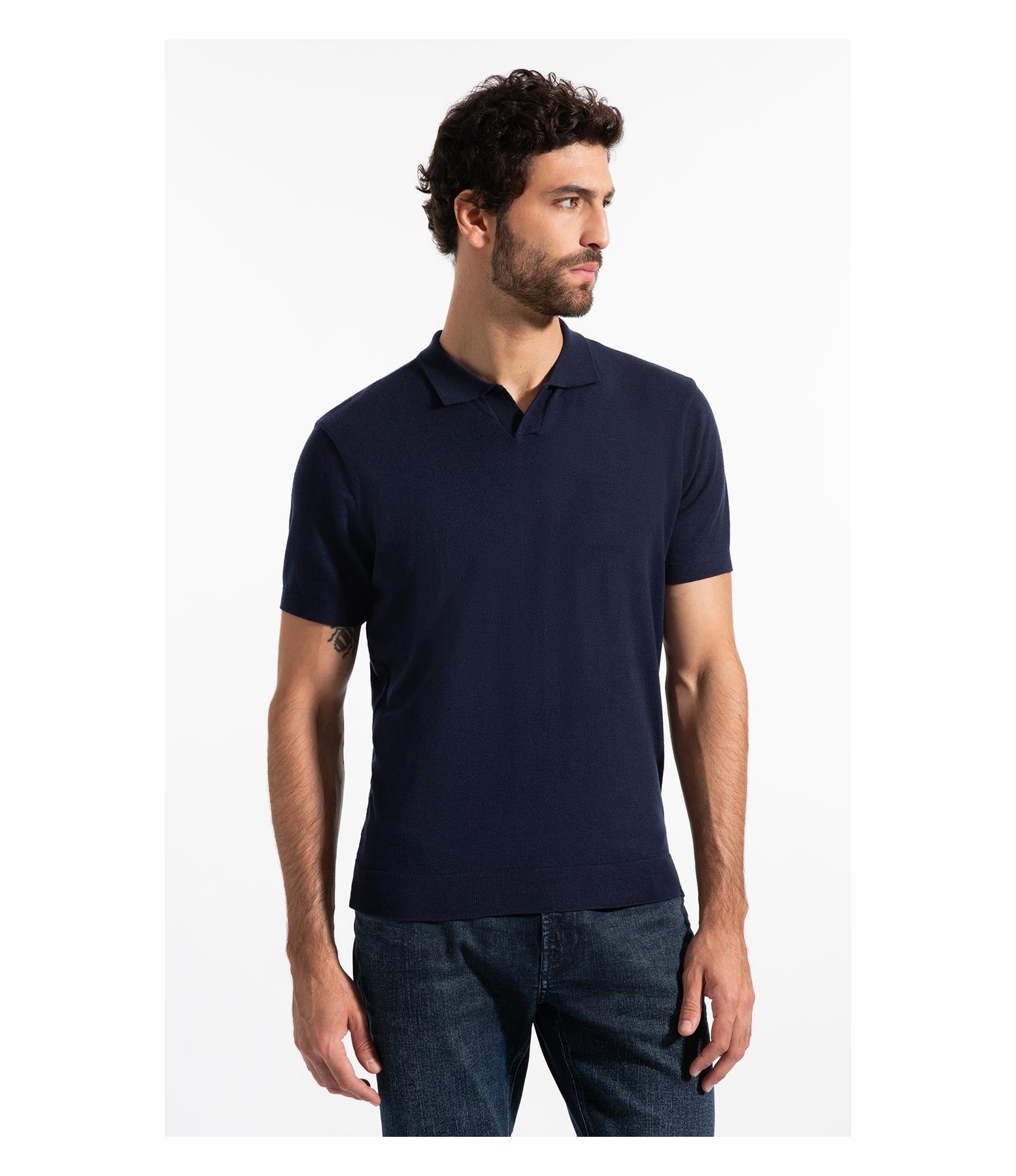 Polo Mc Tricot Vista Relax Cashmere Like Dark Navy