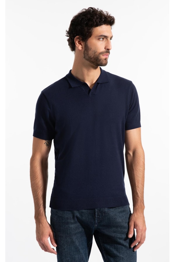Polo Mc Tricot Vista Relax Cashmere Like Dark Navy