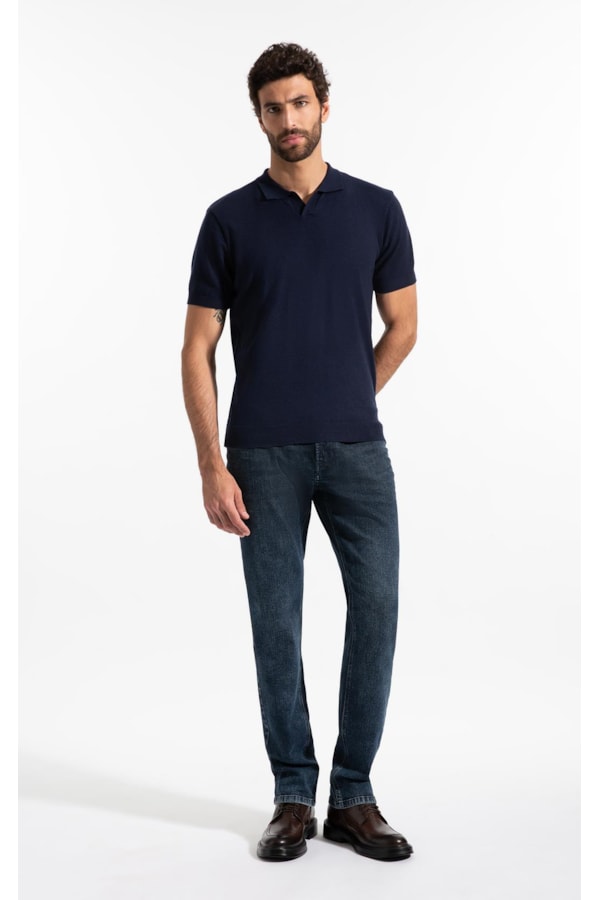 Polo Mc Tricot Vista Relax Cashmere Like Dark Navy