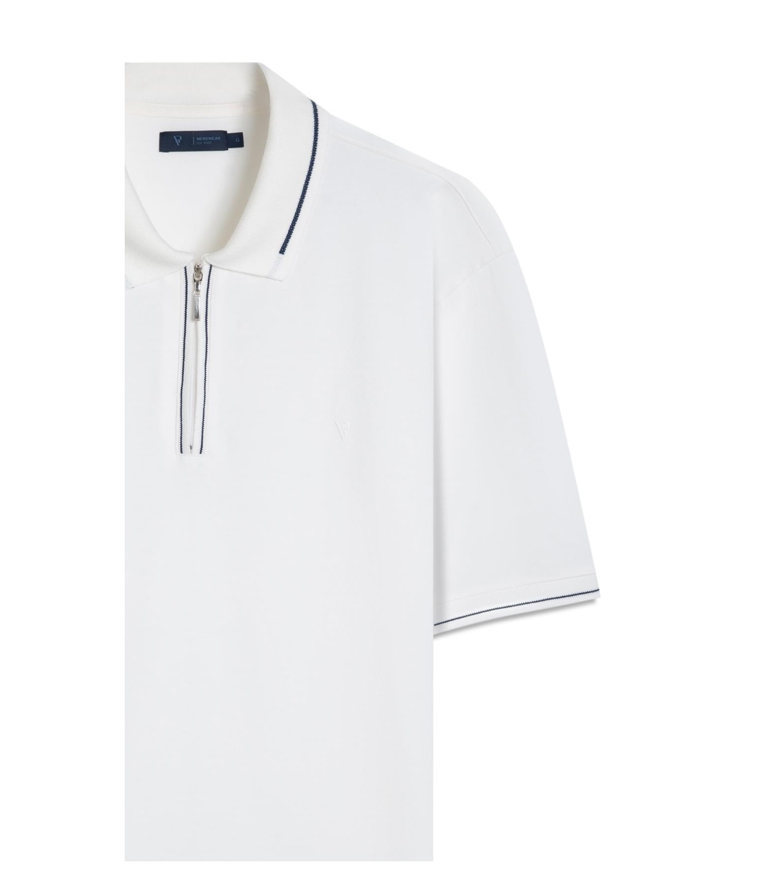 Polo Mc Zipper Detail Off White
