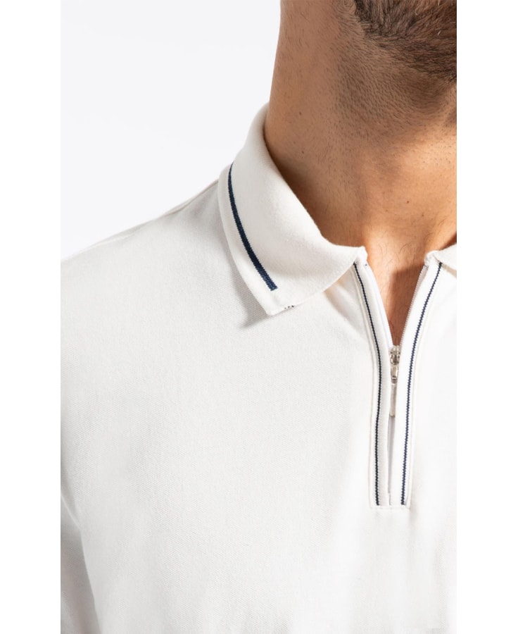 Polo Mc Zipper Detail Off White