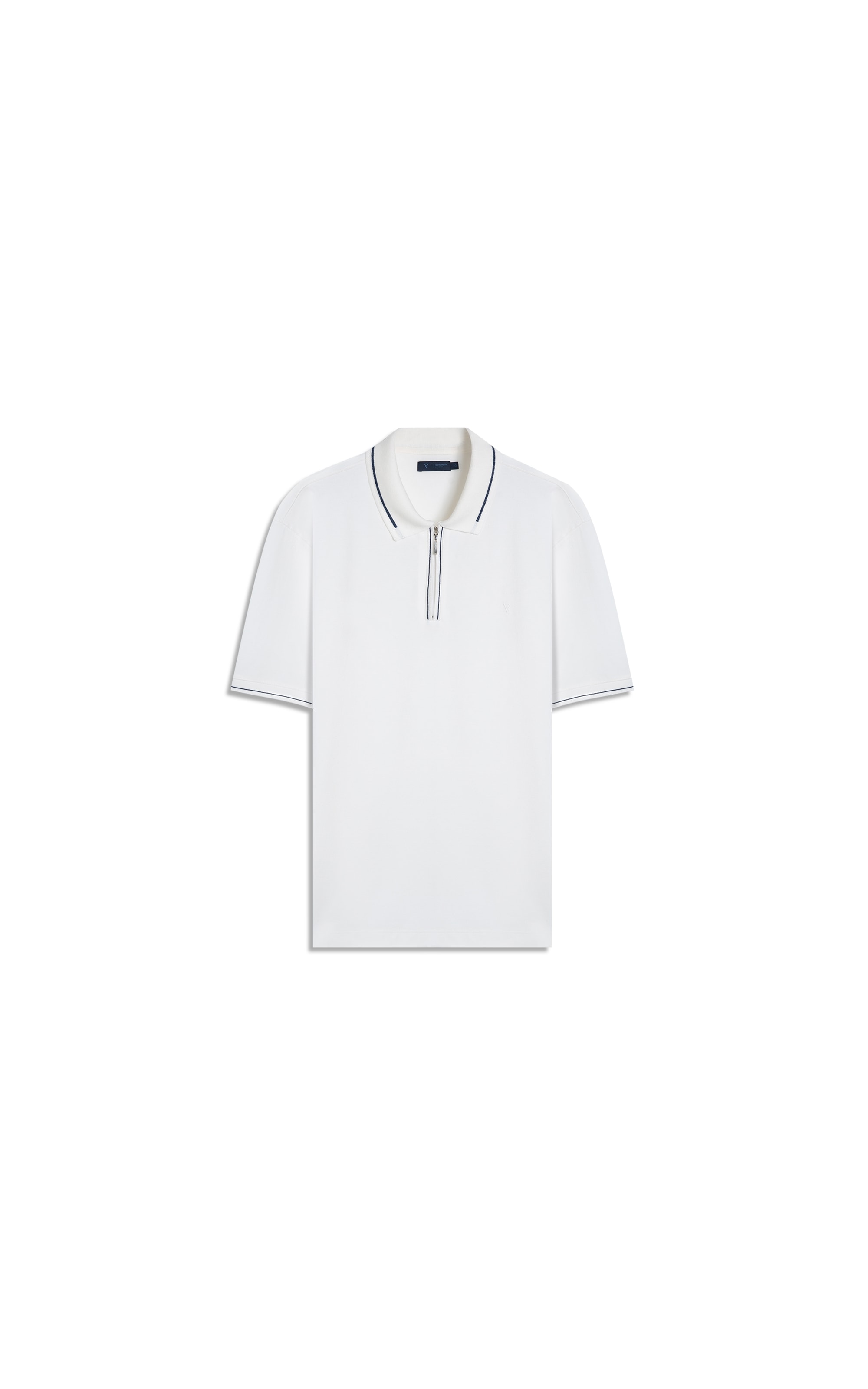 Polo Mc Zipper Detail Off White
