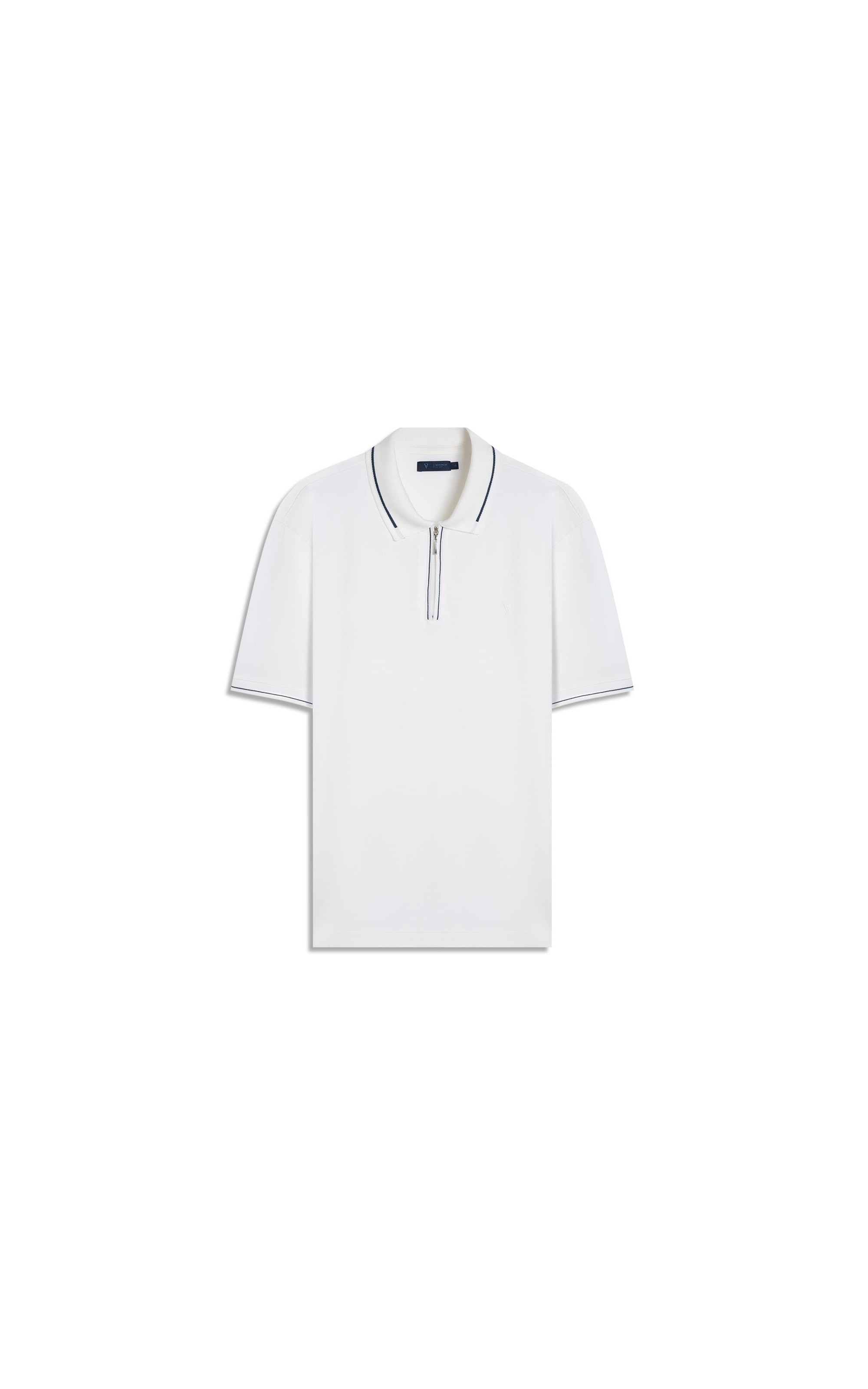 Polo Mc Zipper Detail Off White