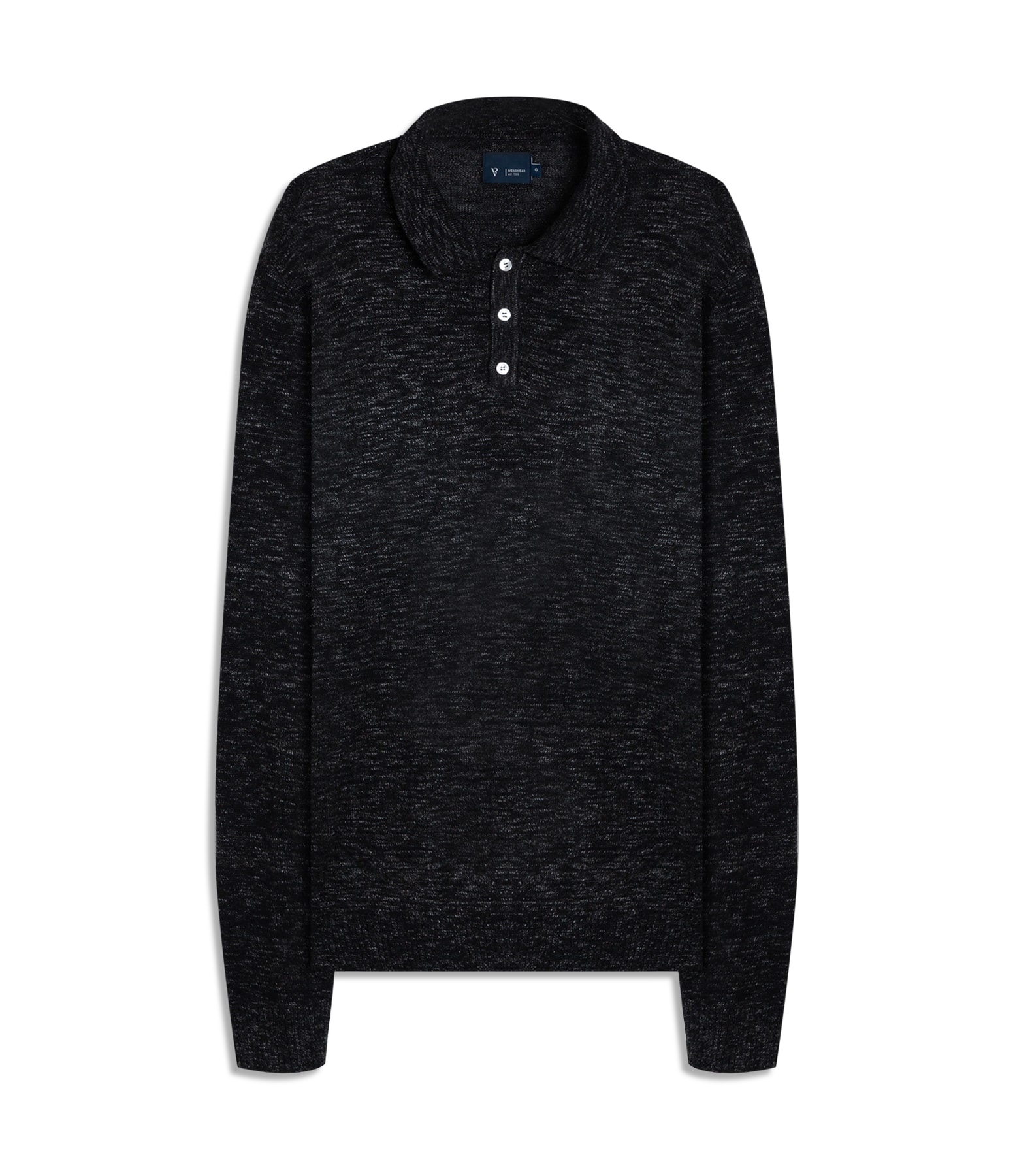 Polo Meia Malha Flame Chumbo Mescla