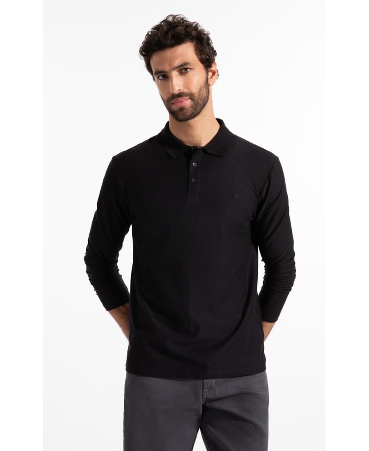 Polo Ml Gotham Gold Preto