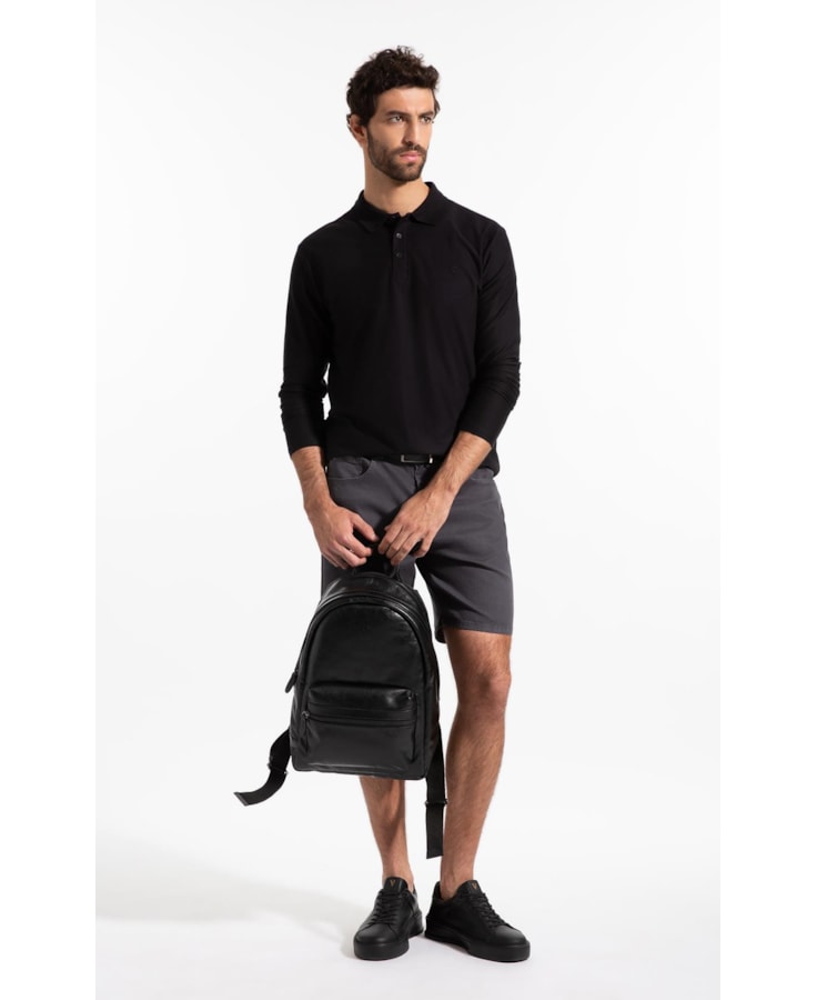 Polo Ml Gotham Gold Preto