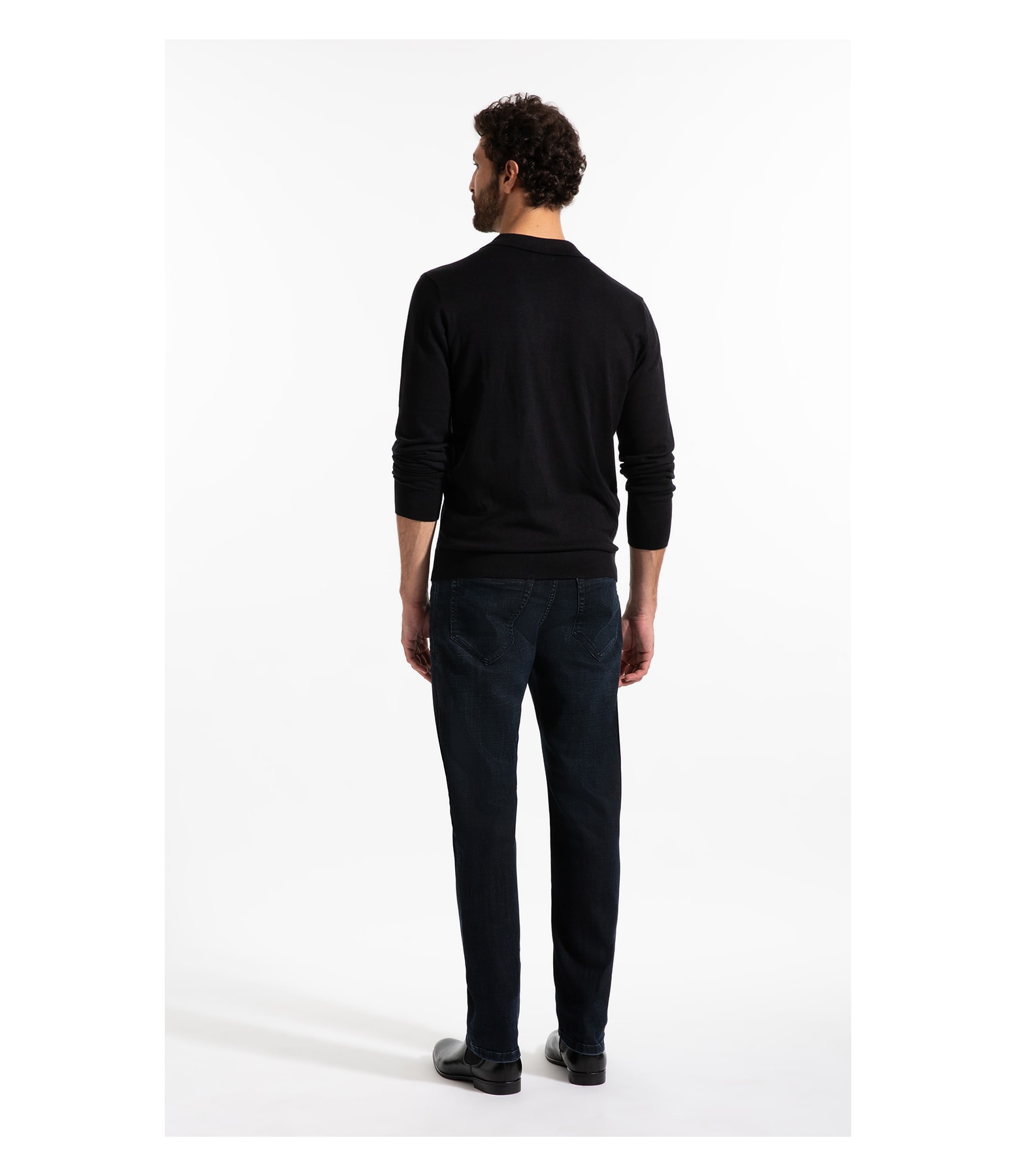  Polo Ml Tricot Basic Preto