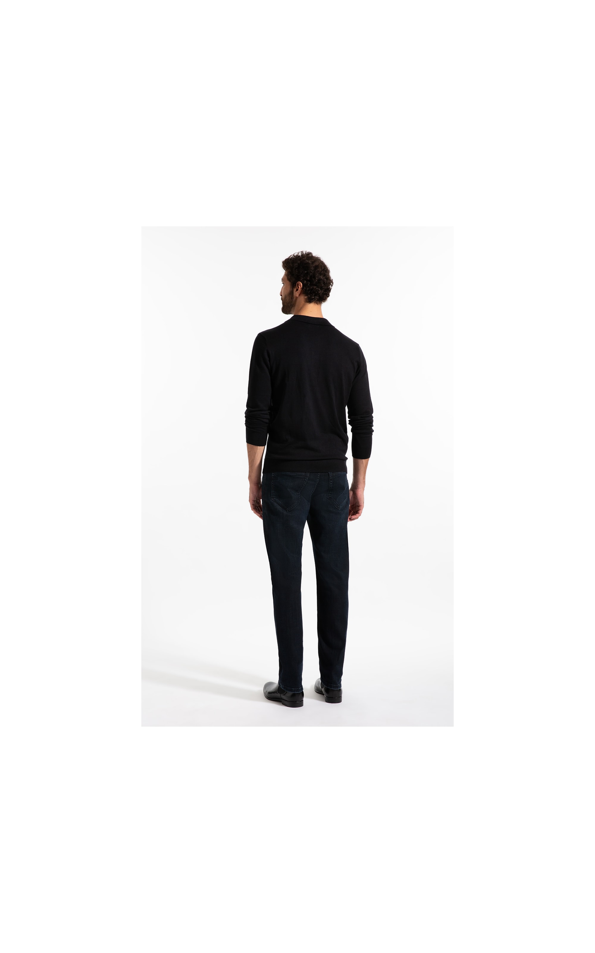  Polo Ml Tricot Basic Preto