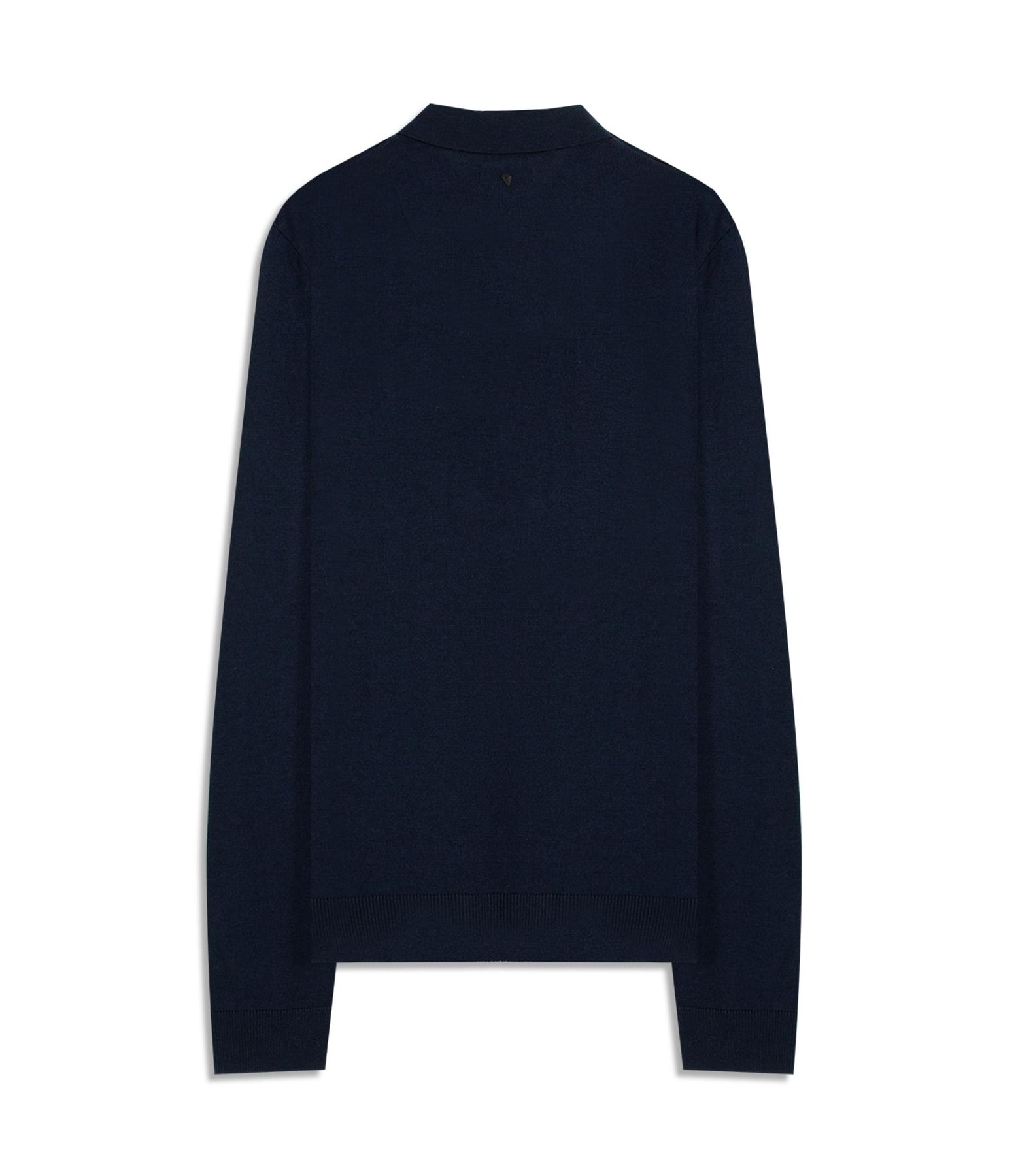 Polo Ml Tricot Vista Embutida Marinho