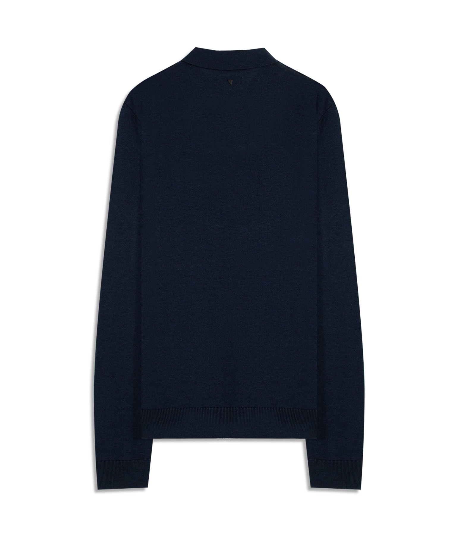 Polo Ml Tricot Vista Embutida Marinho