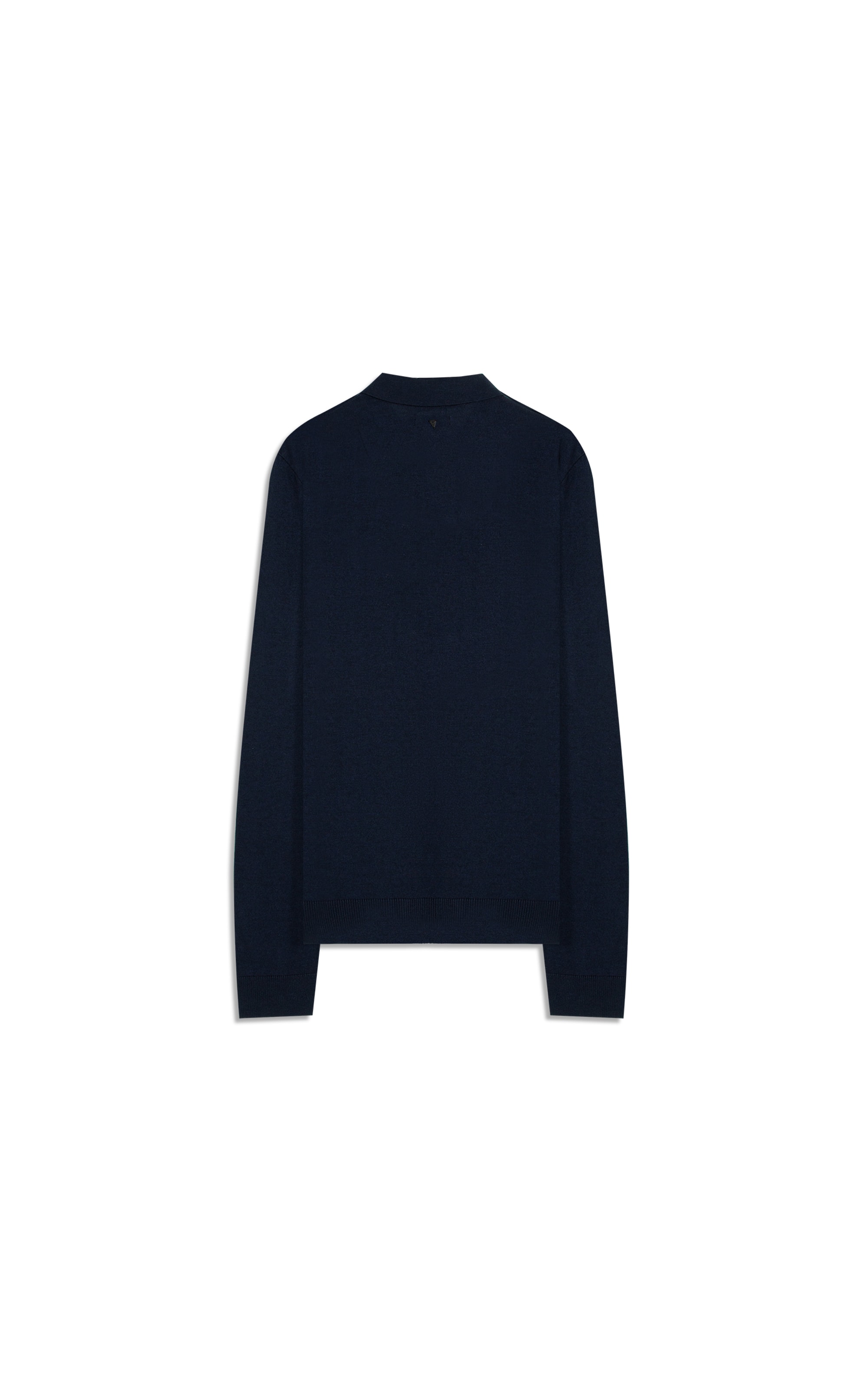 Polo Ml Tricot Vista Embutida Marinho
