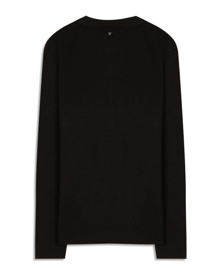 Polo Ml Tricot Vista Relax Cashmere Like Preto
