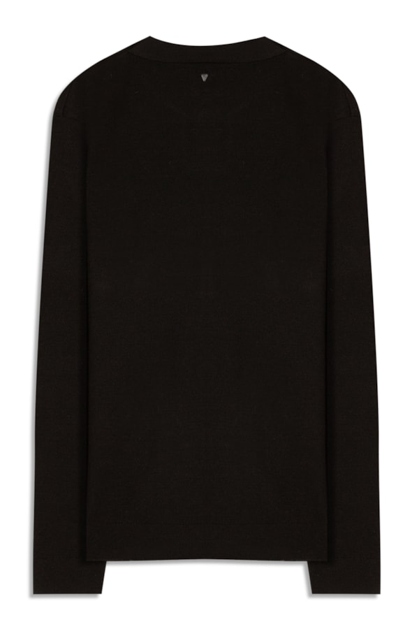 Polo Ml Tricot Vista Relax Cashmere Like Preto