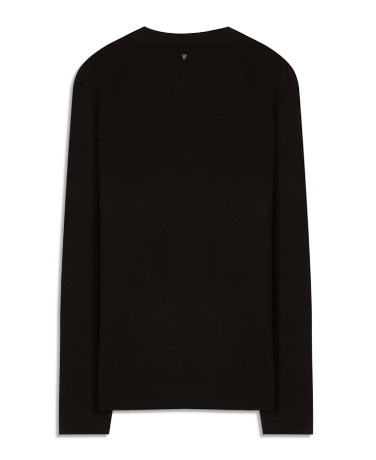 Polo Ml Tricot Vista Relax Cashmere Like Preto