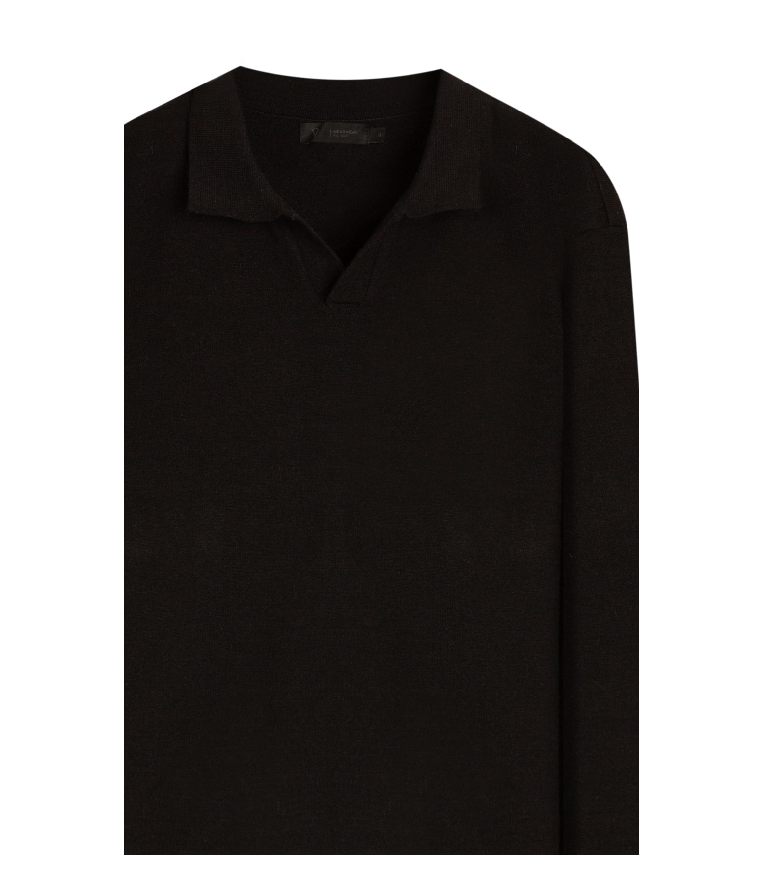 Polo Ml Tricot Vista Relax Cashmere Like Preto