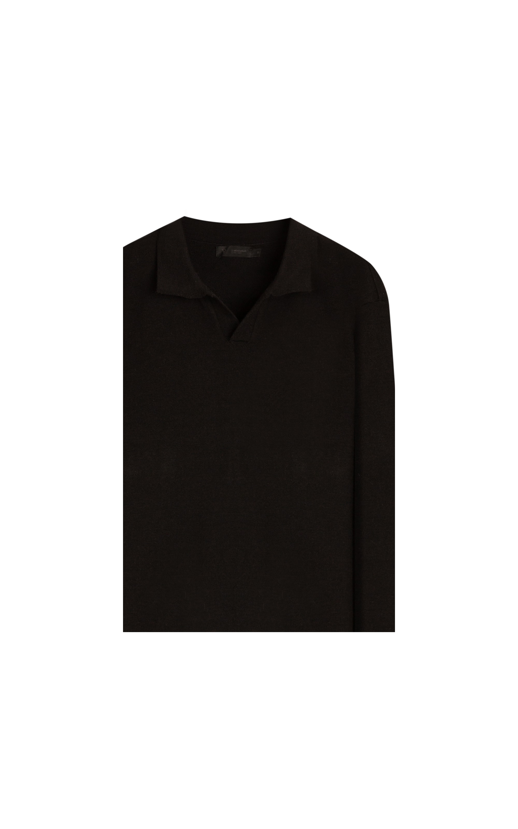 Polo Ml Tricot Vista Relax Cashmere Like Preto