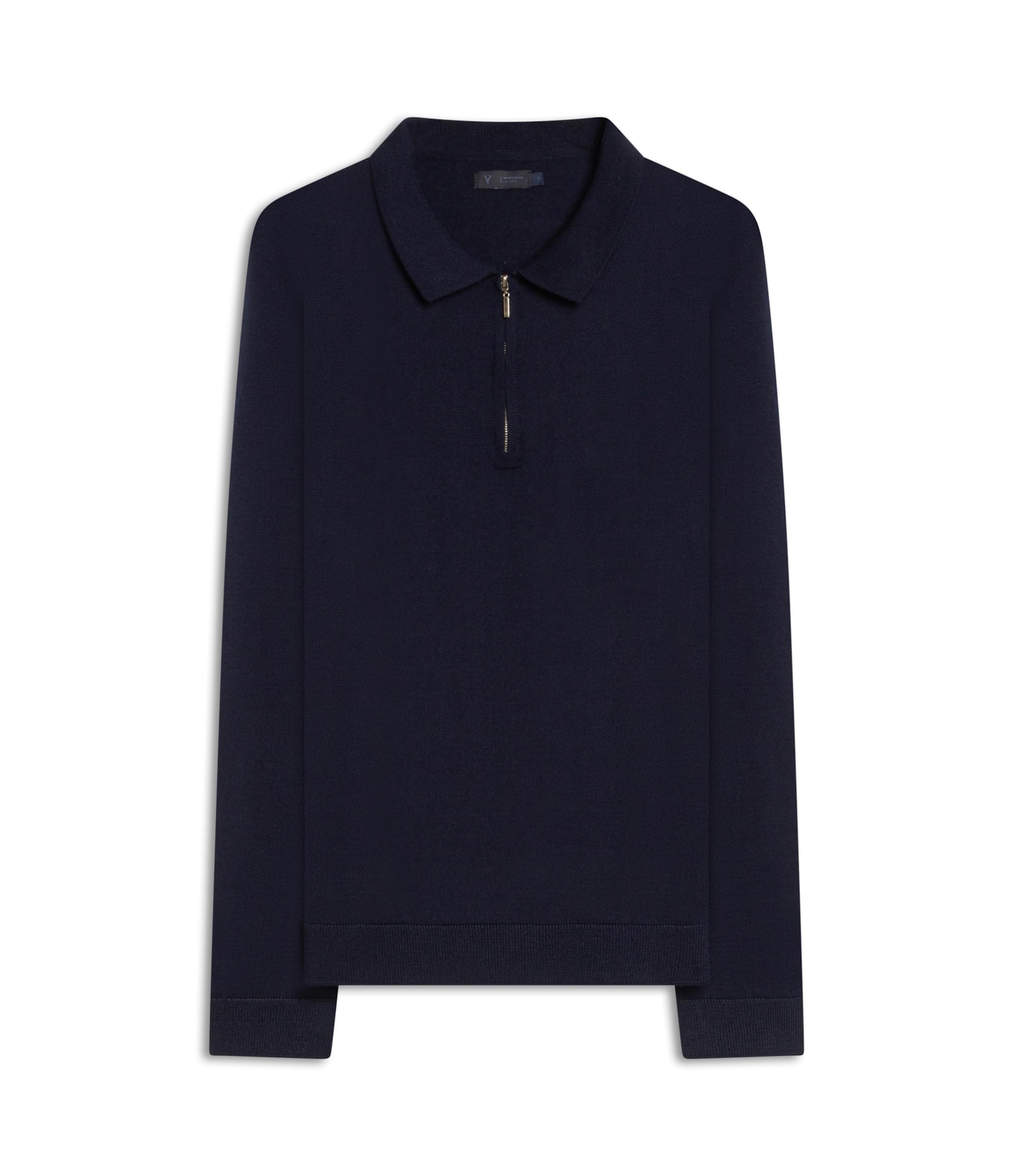 Polo Ml Tricot Ziper Politech Dark Navy