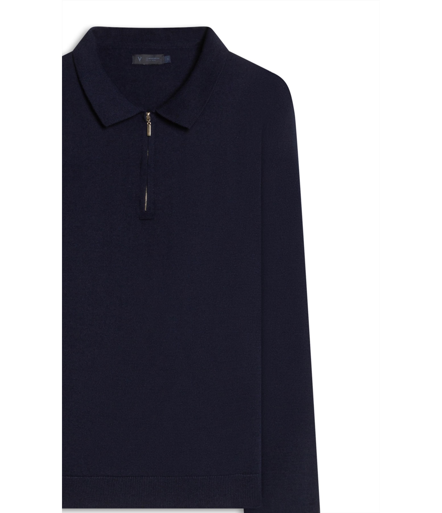 Polo Ml Tricot Ziper Politech Dark Navy